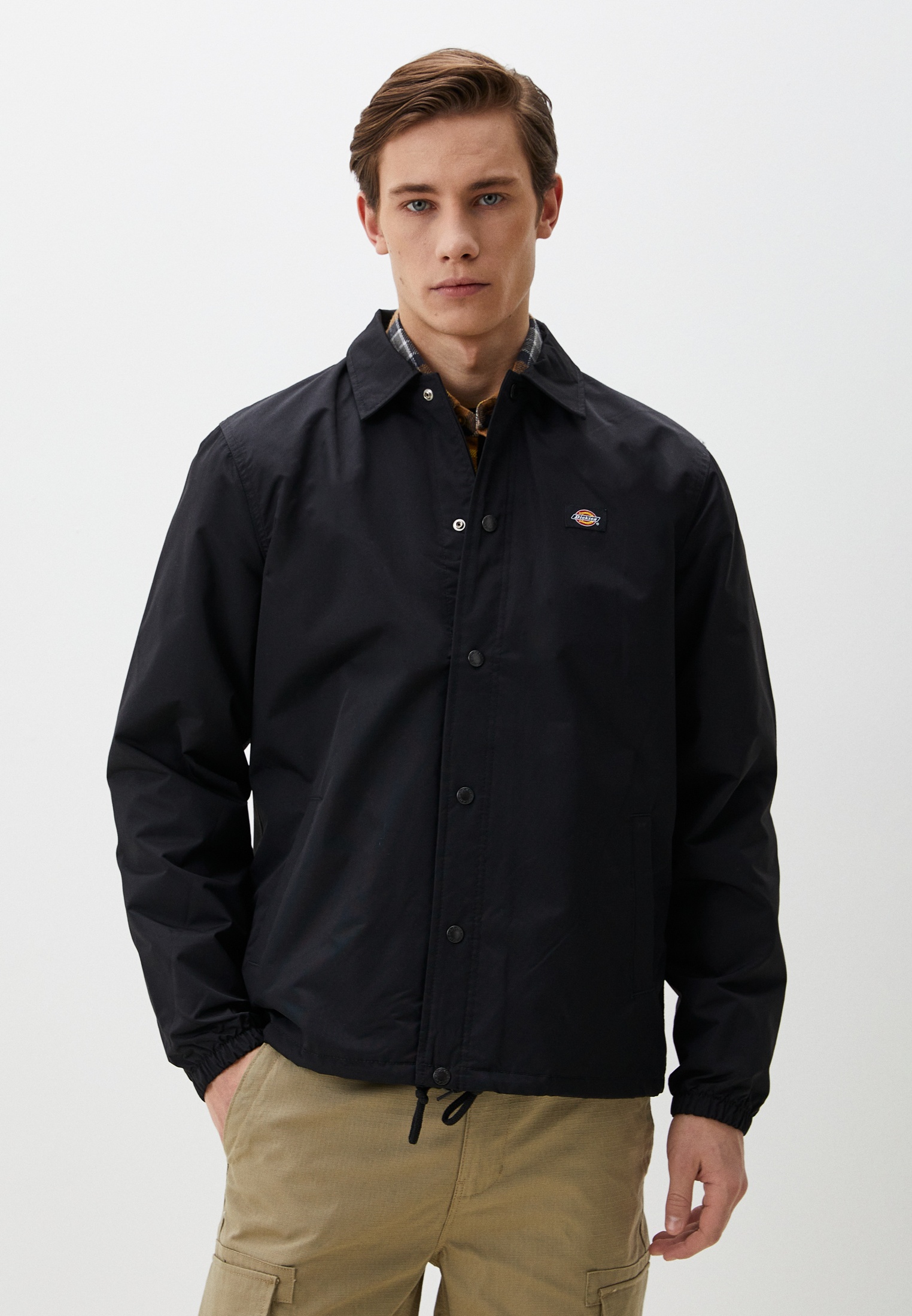 Dickies black coach jacket hotsell