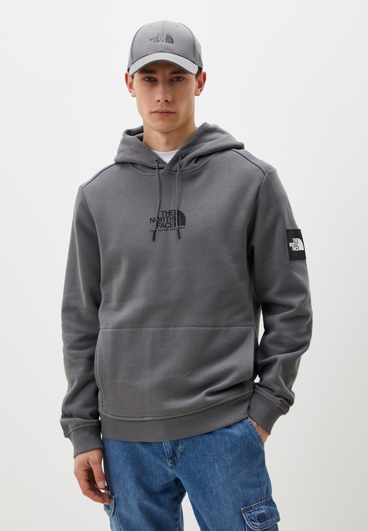North face alpine hoodie grey sale