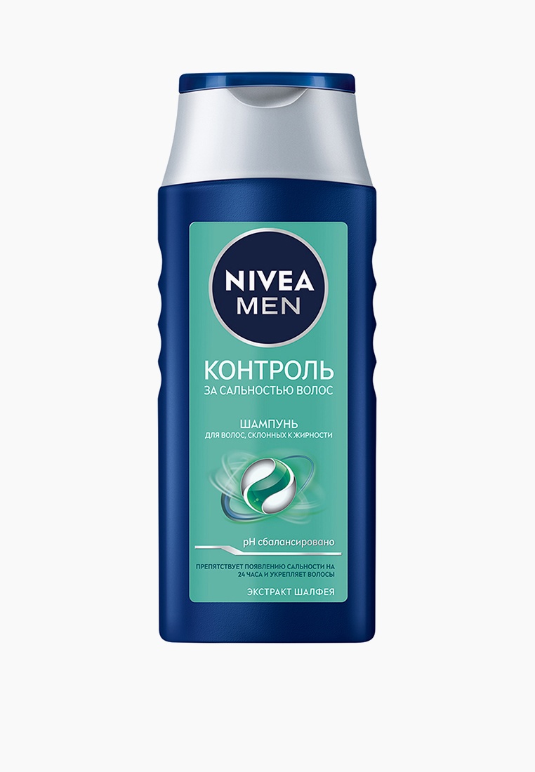 Шампунь Nivea Men для волос, склонных к жирности, цвет: прозрачный ...
