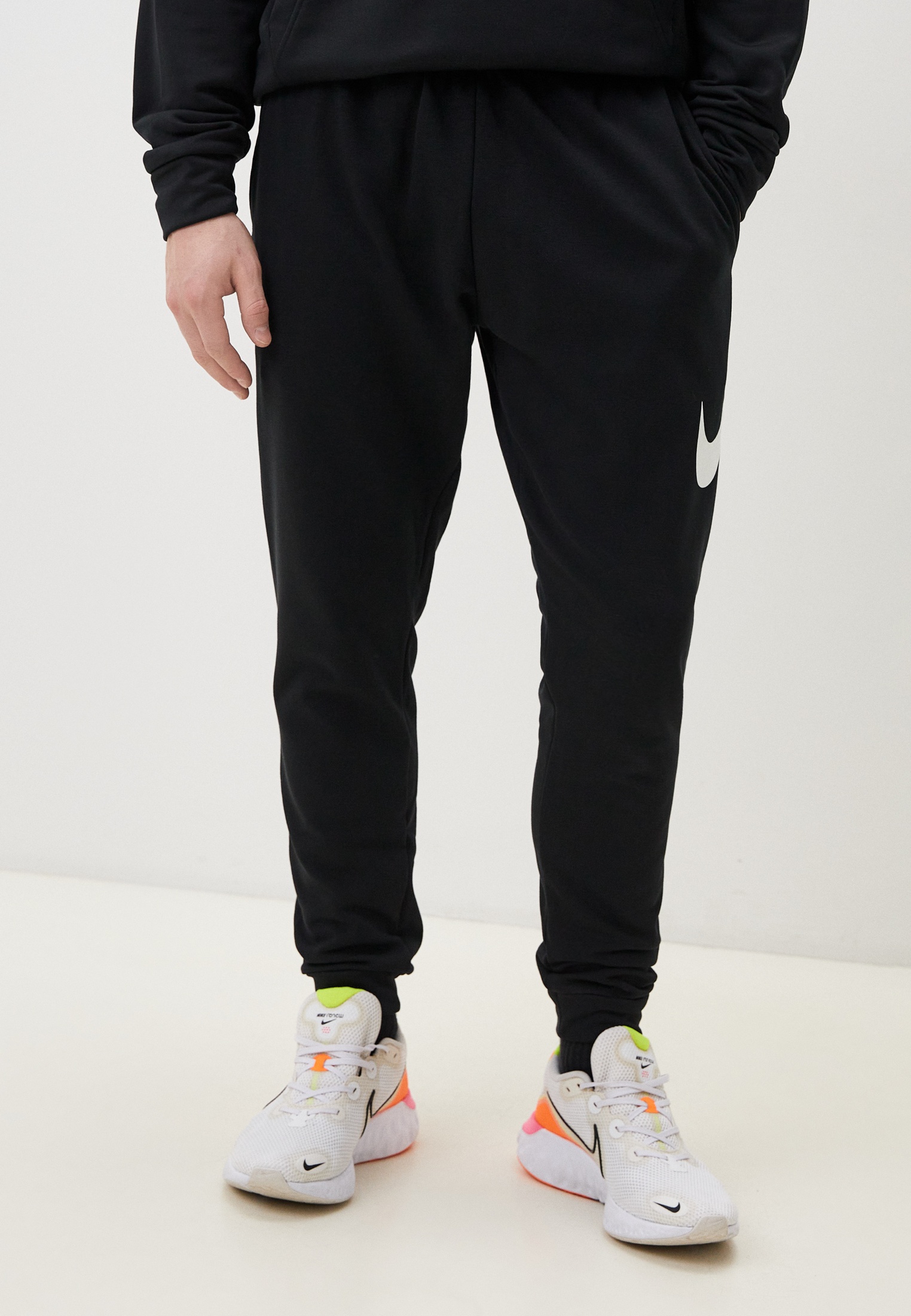 Брюки спортивные Nike M NK DF PNT TAPER FA SWSH, цвет: черный ...