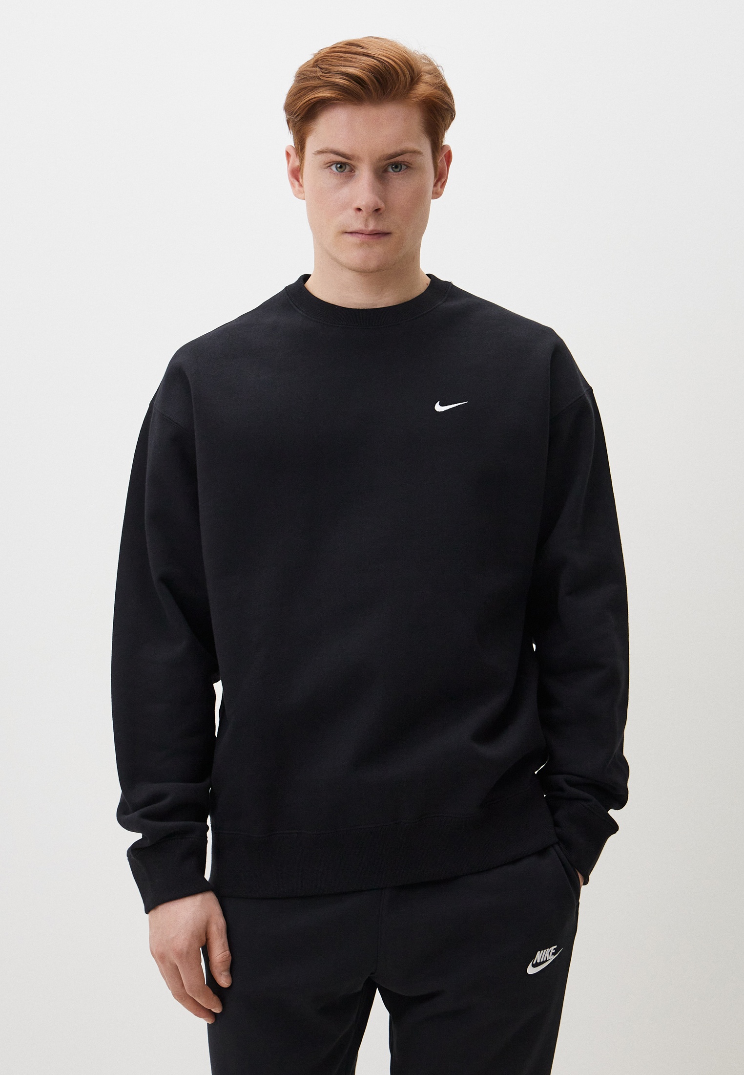 Свитшот Nike M NK SOLO SWSH FLC CRW, цвет: черный, RTLADI754001 ...