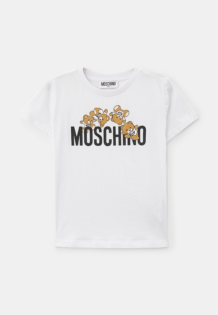 Футболка Moschino Kid, цвет: белый, RTLADJ038301 — купить в интернет ...