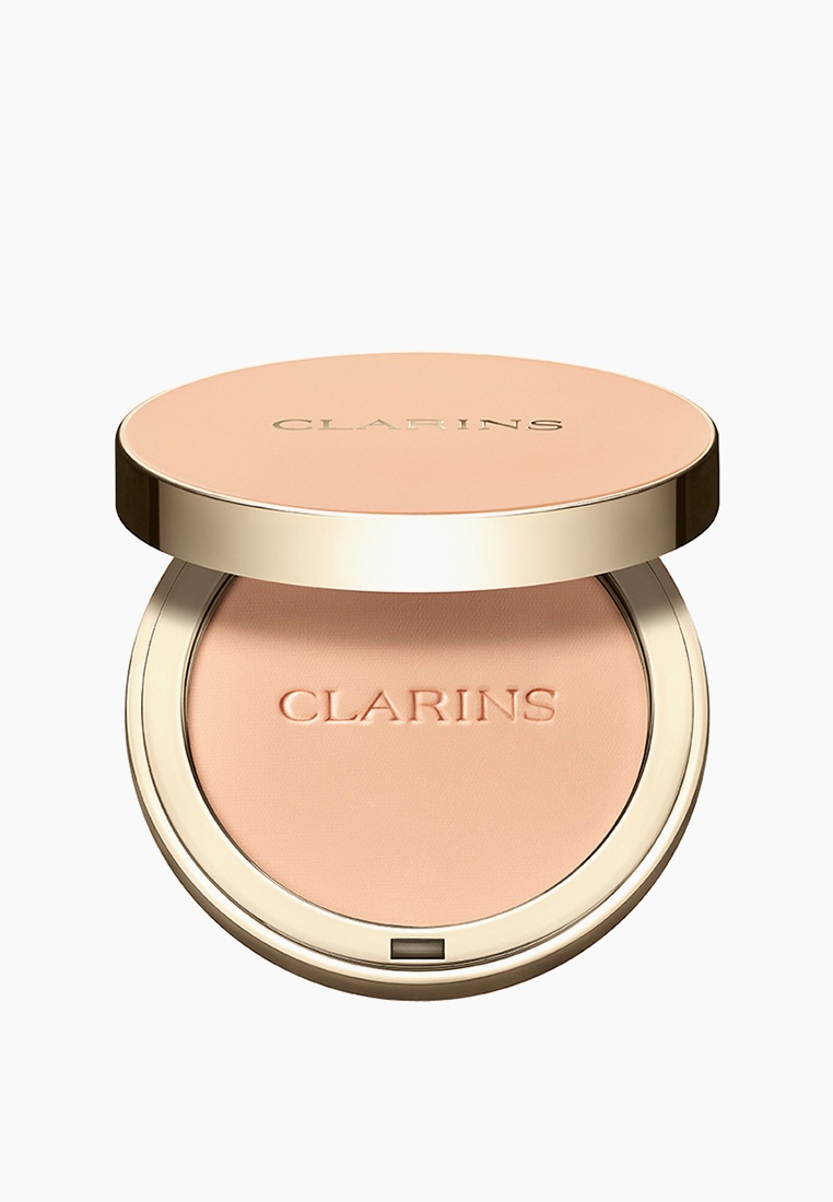 Пудра компактная Clarins матирующая, цвет: бежевый, RTLADJ046201 ...