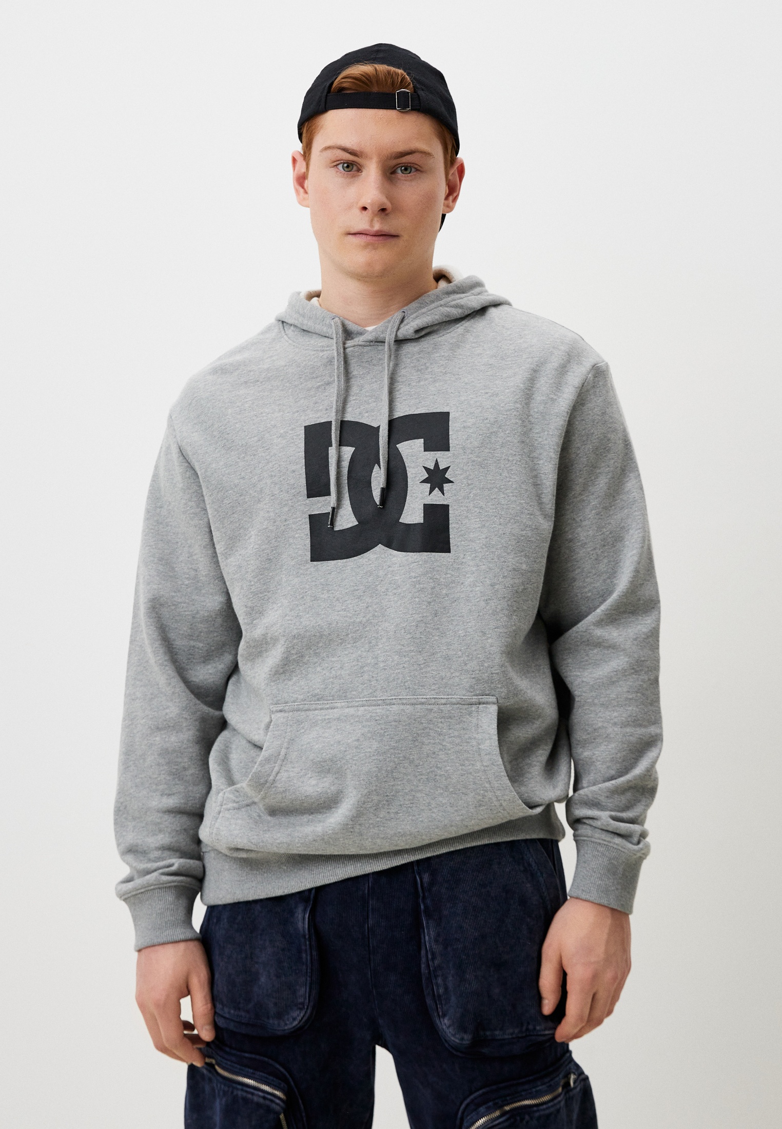 Худи DC Shoes DC STAR OTLR KNFH, цвет: серый, RTLADJ225801 — купить в ...