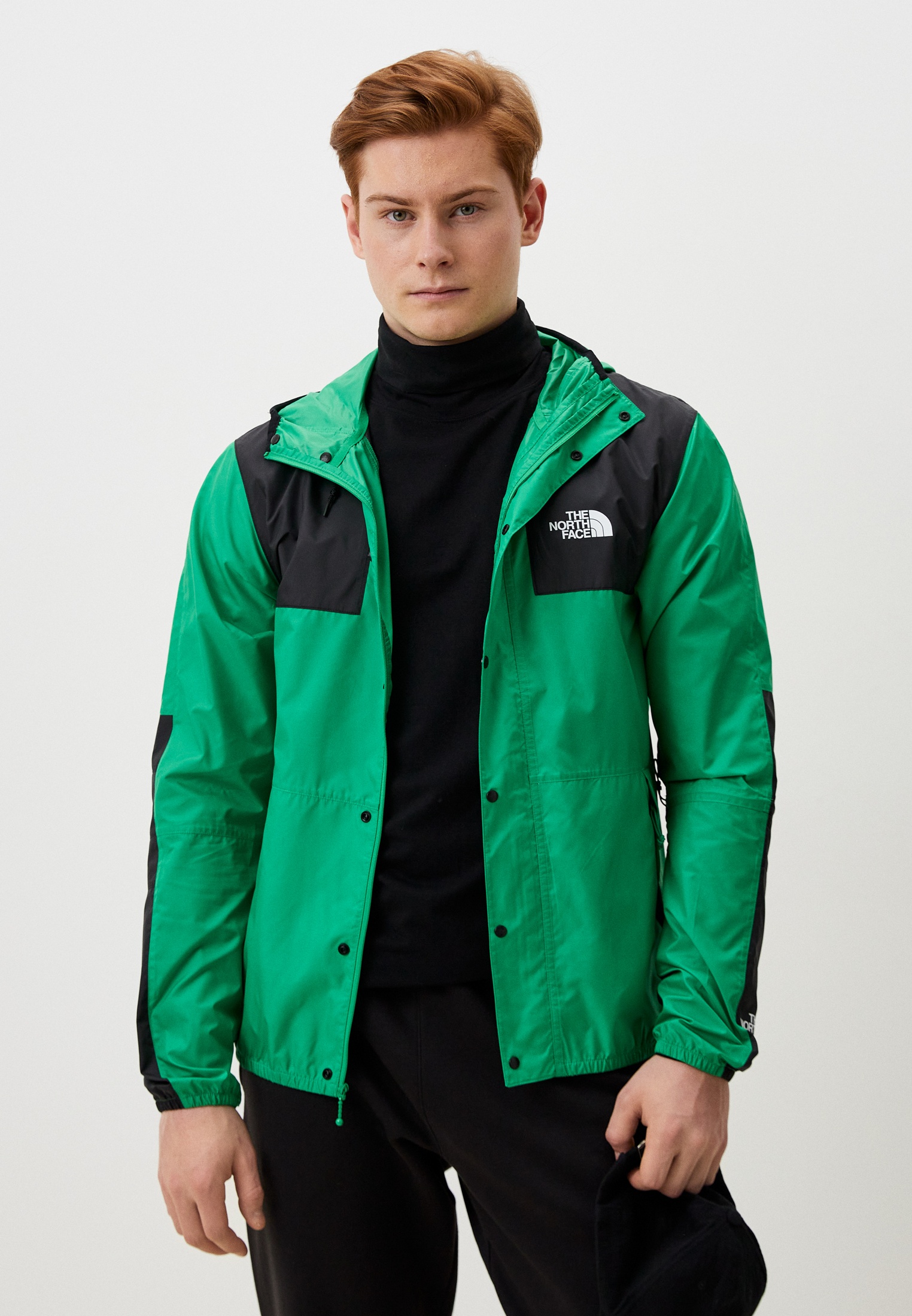 Ветровка The North Face M Seasonal Mountain Jacket, цвет: зеленый ...