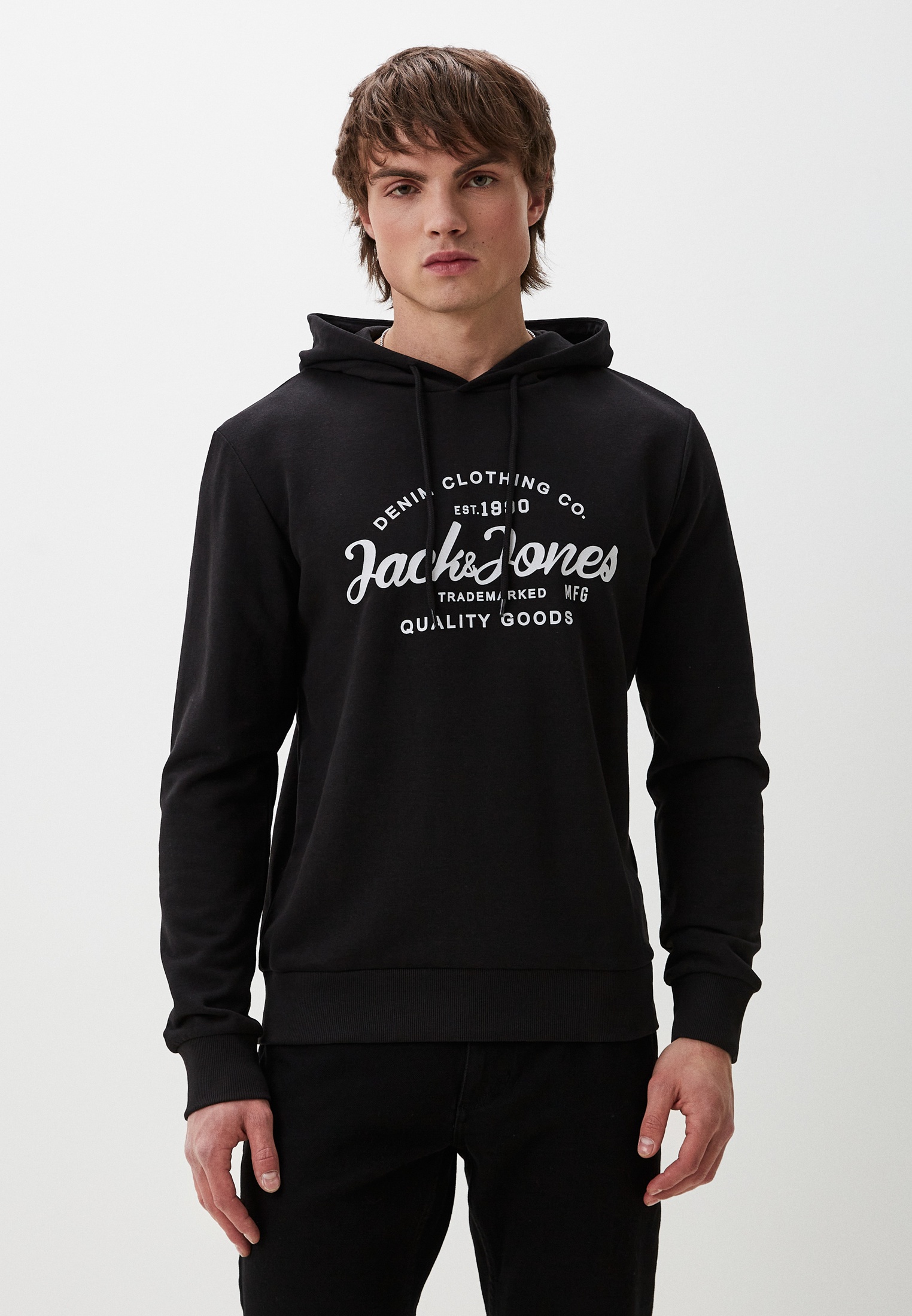 Худи Jack & Jones, цвет: черный, RTLADJ623701 — купить в интернет ...