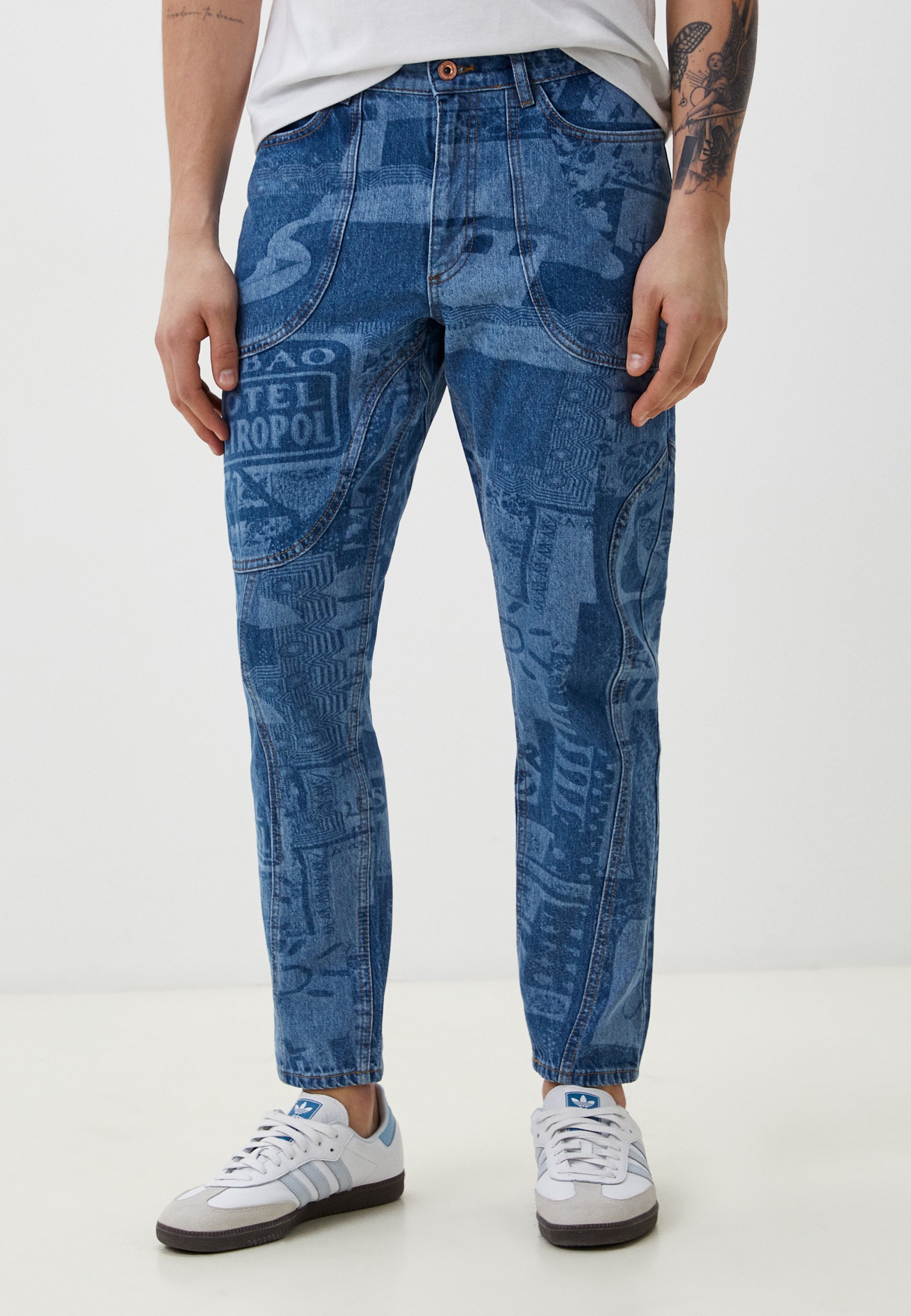 Джинсы Desigual, цвет: синий, RTLADJ640401 — купить в интернет-магазине ...