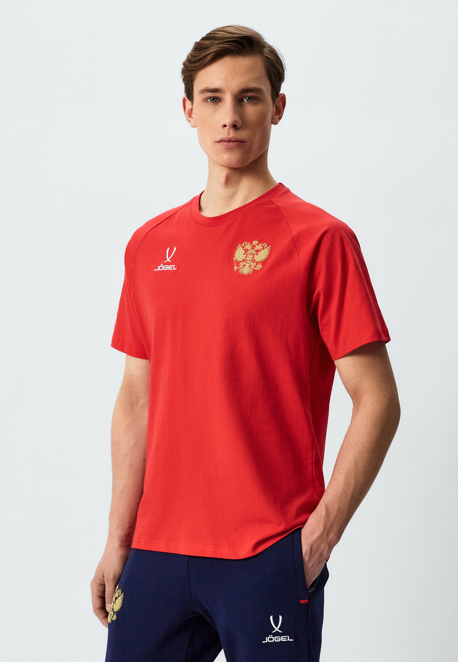 Футболка Jogel NATIONAL Cotton Tee, цвет: красный, RTLADJ724501 ...