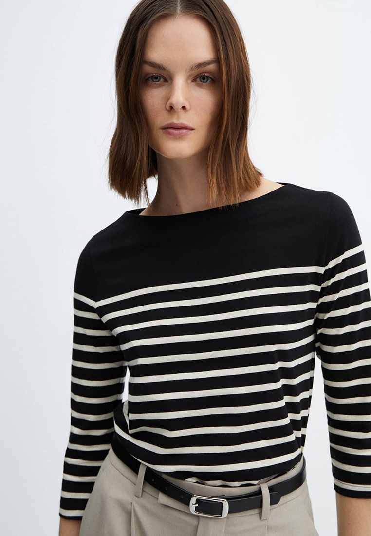 Лонгслив Mango PARISIAN, цвет: черный, RTLADJ852501 — купить в интернет ...
