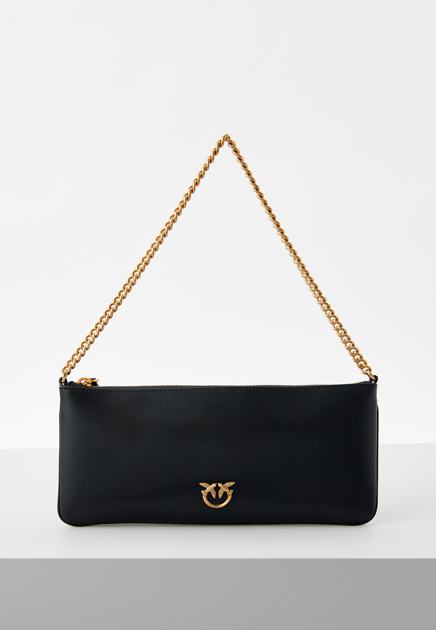 Клатч Pinko, цвет: черный, RTLADZ739101 — купить в интернет-магазине Lamoda