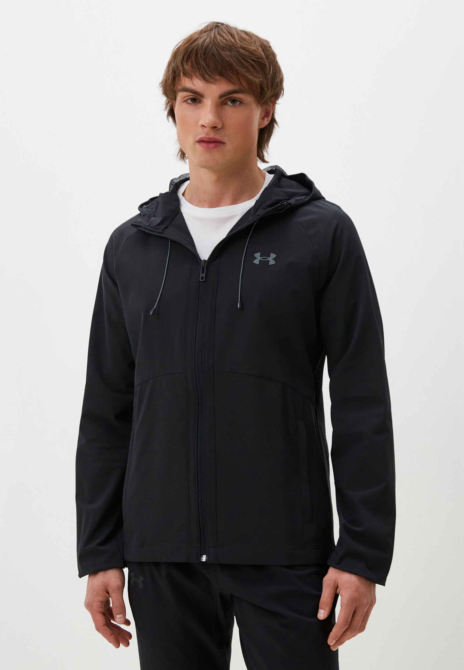 Ветровка Under Armour UA STRETCH WOVEN WINDBREAKER, цвет: черный ...