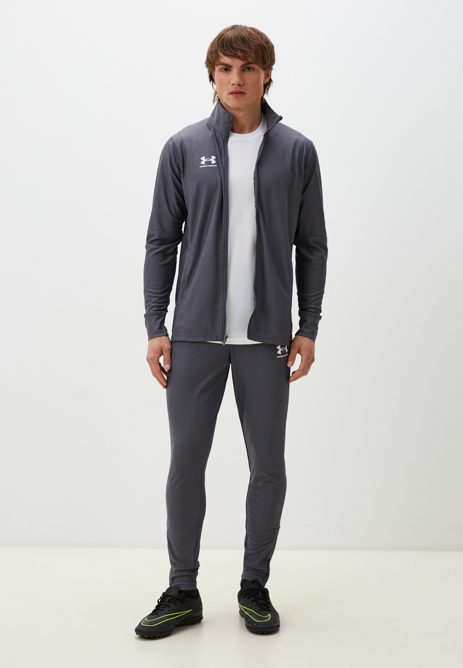 Костюм спортивный Under Armour UA M'S CH. TRACKSUIT, цвет: серый ...