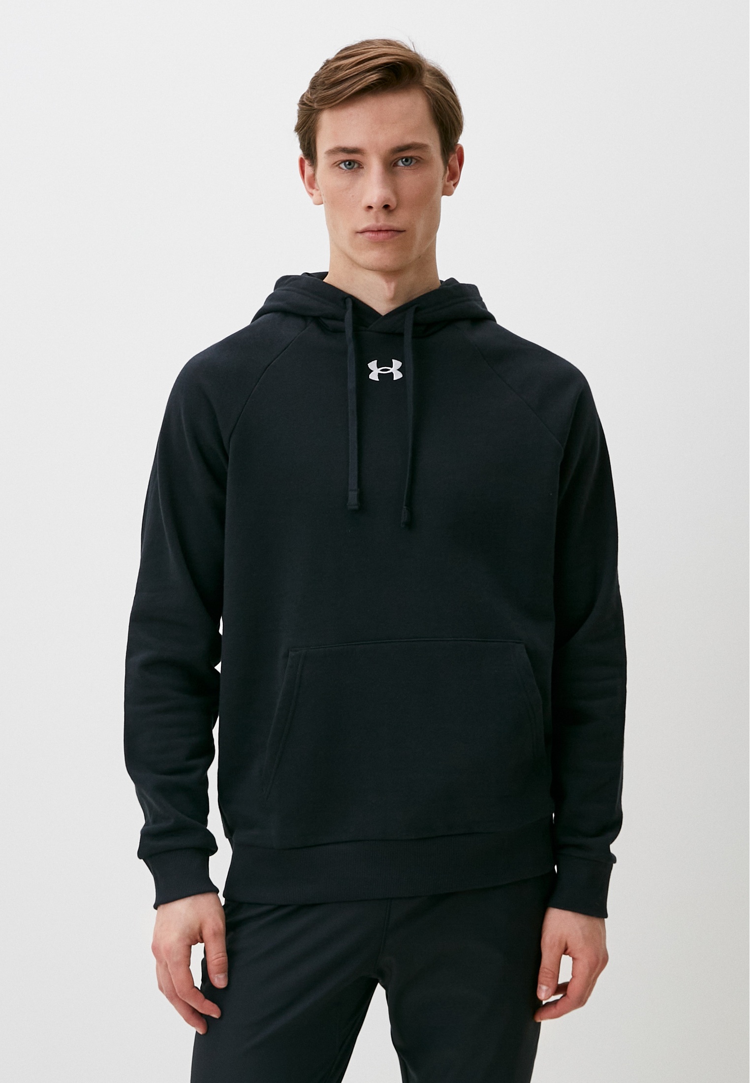 Худи Under Armour UA RIVAL FLEECE HOODIE, цвет: черный, RTLADK181001 ...