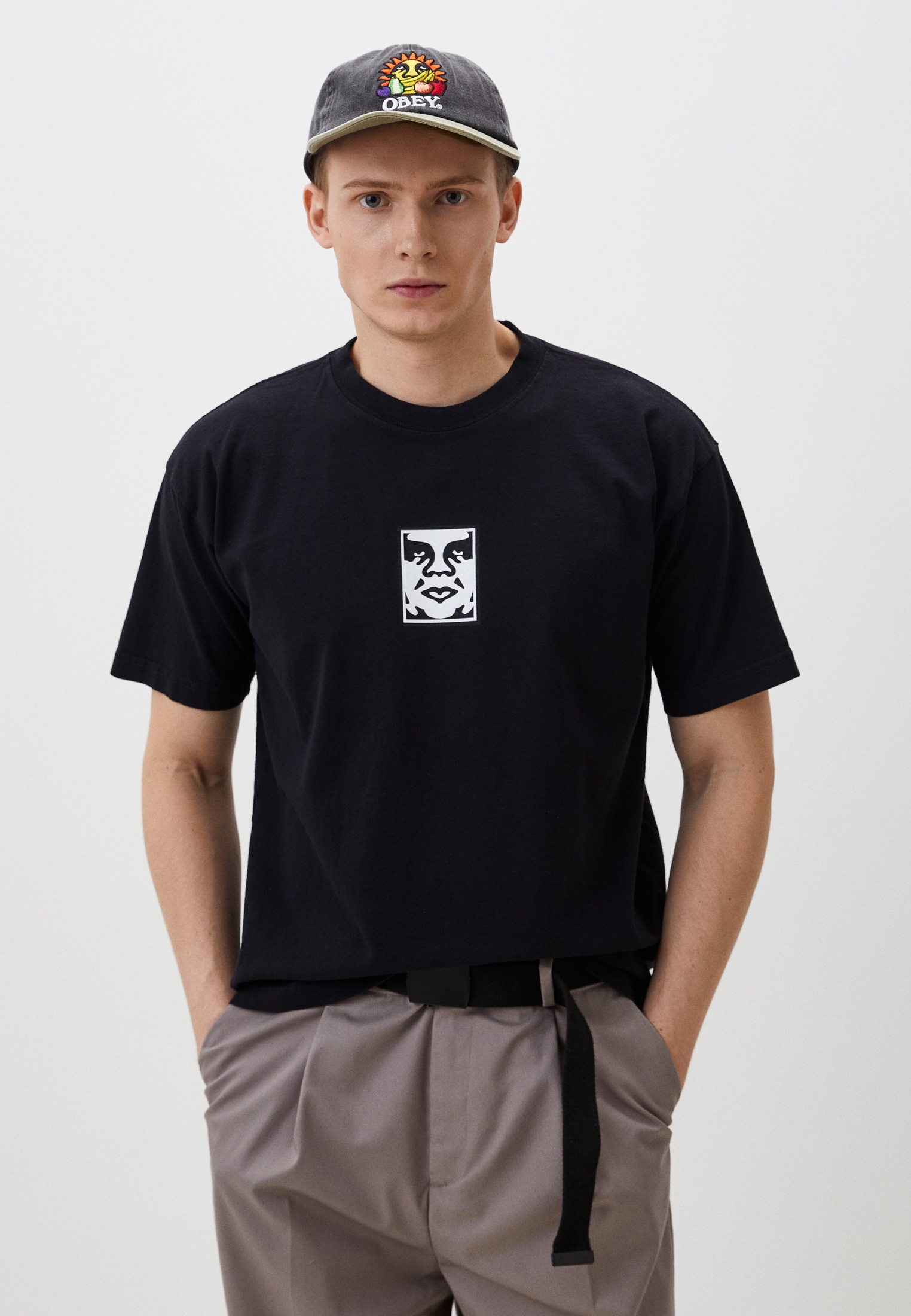 Футболка Obey ICON HEAVYWEIGHT, цвет: черный, RTLADK264802 — купить в ...