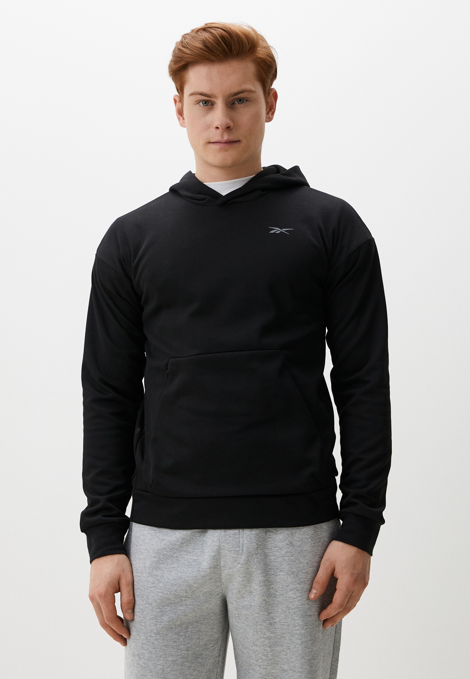 Худи Reebok STRENGTH HOODIE, цвет: черный, RTLADK296901 — купить в ...
