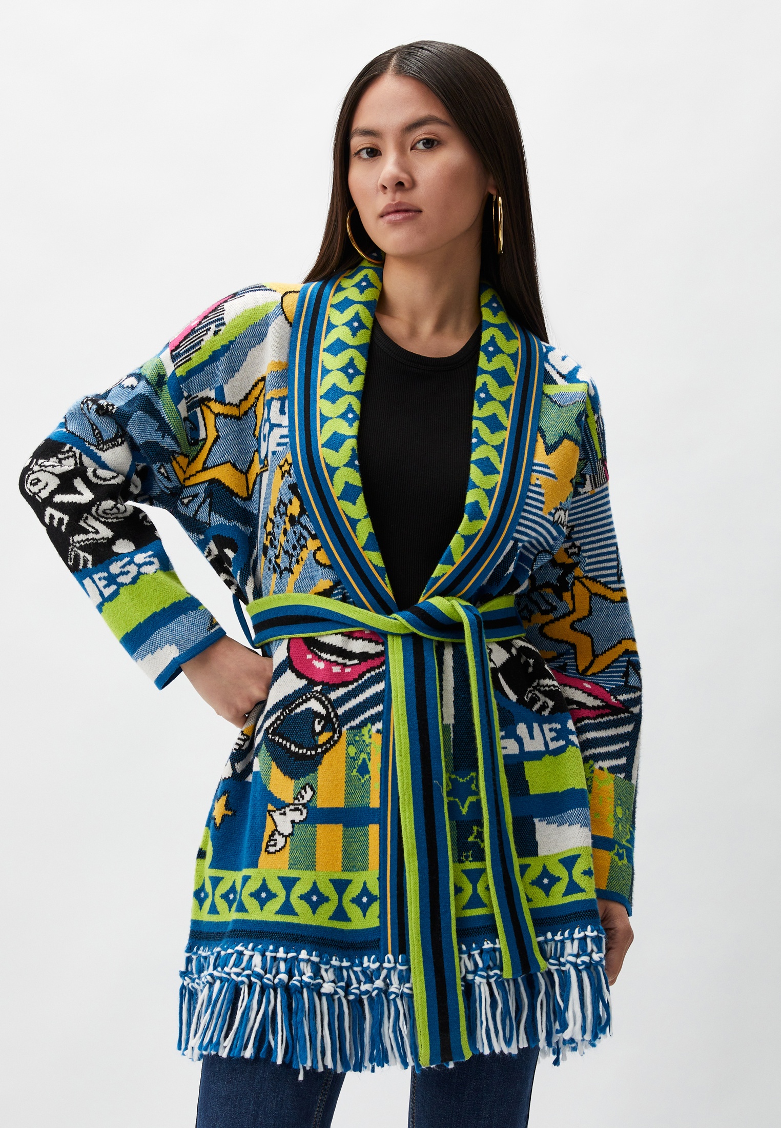 Кардиган Guess, цвет: мультиколор, RTLADK544501 — купить в интернет ...