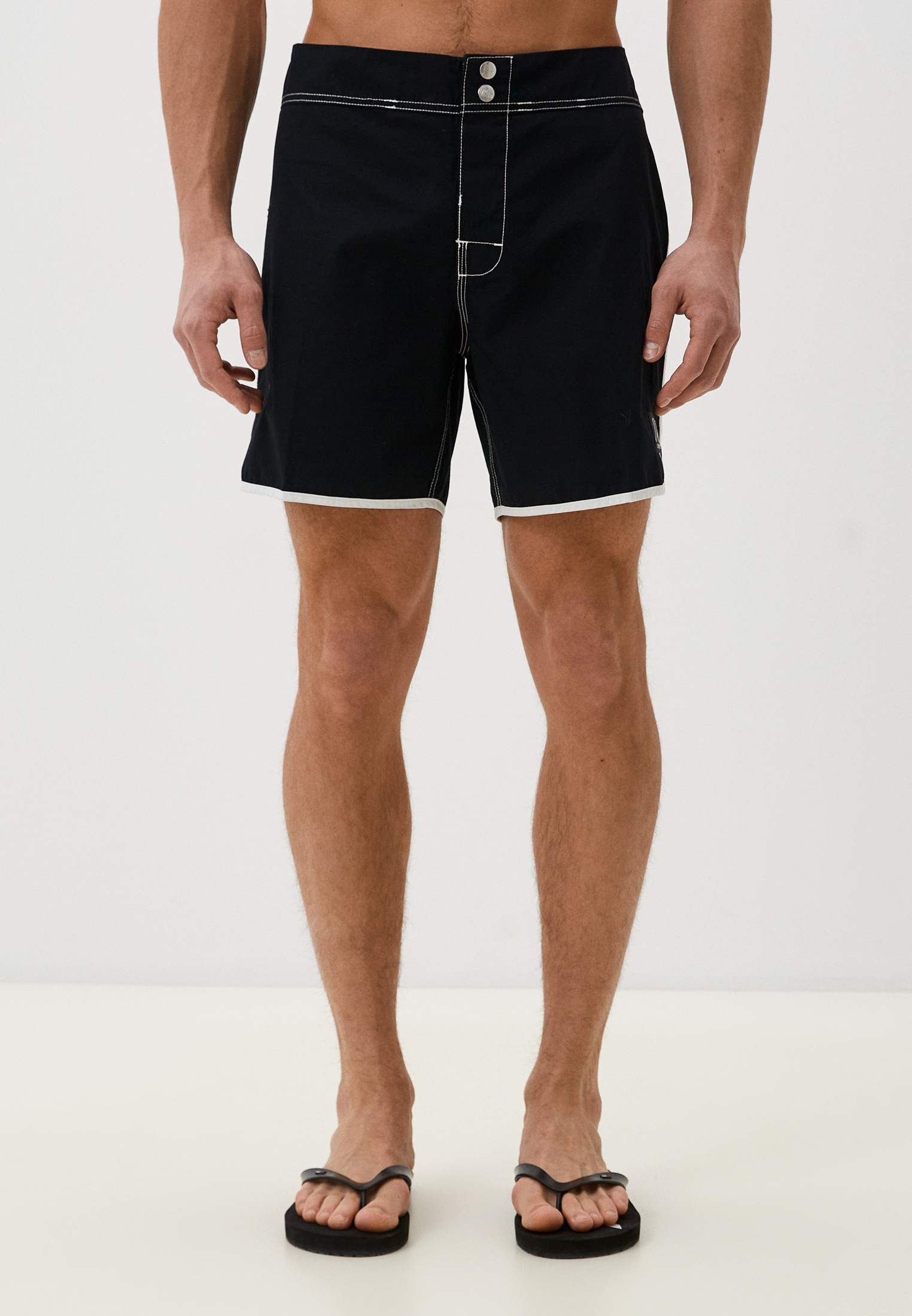 Шорты для плавания Quiksilver, цвет: черный, RTLADK739301 — купить в ...