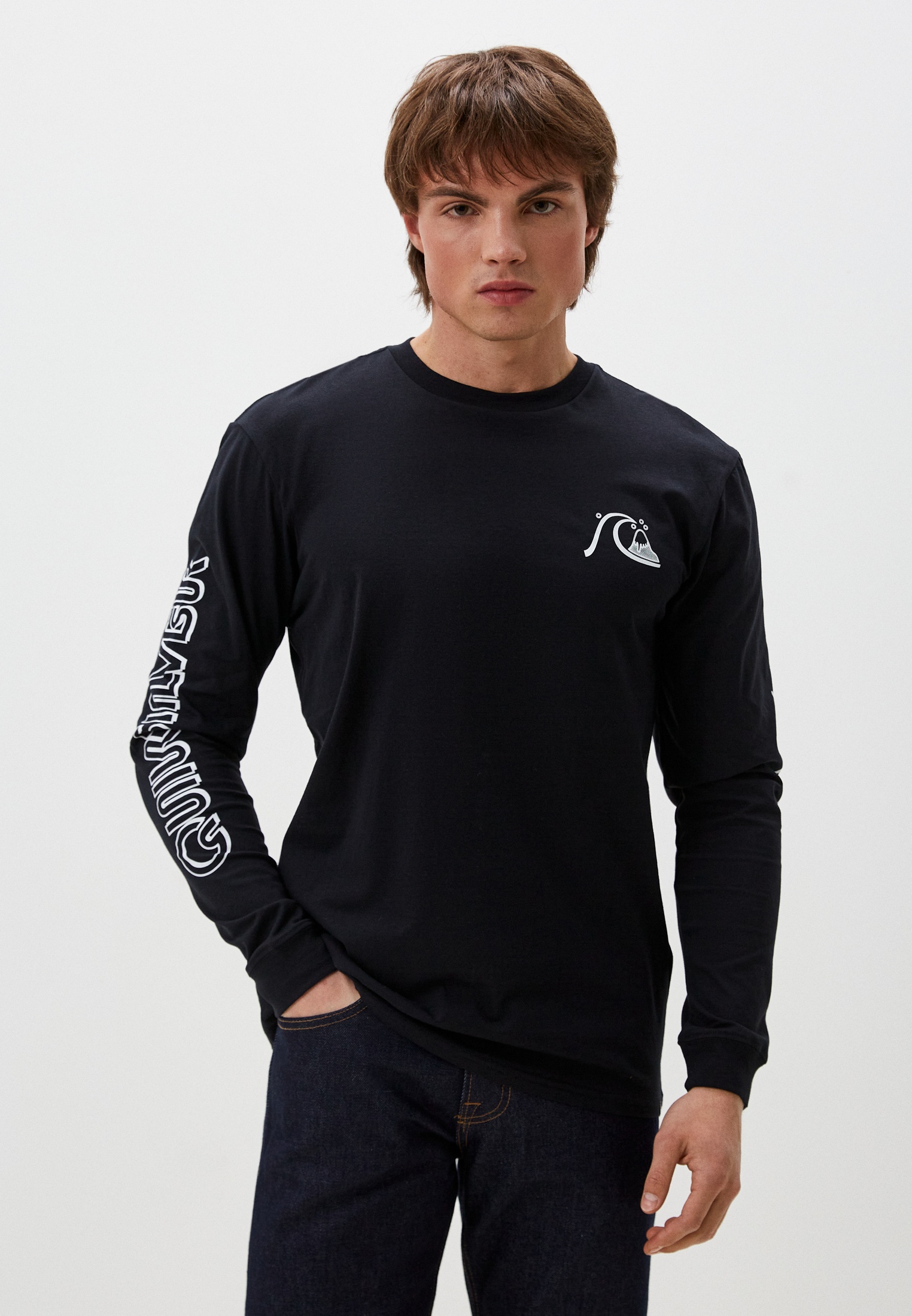 Лонгслив Quiksilver ORIGINALBOARDLS TEES KVJ0, цвет: черный ...