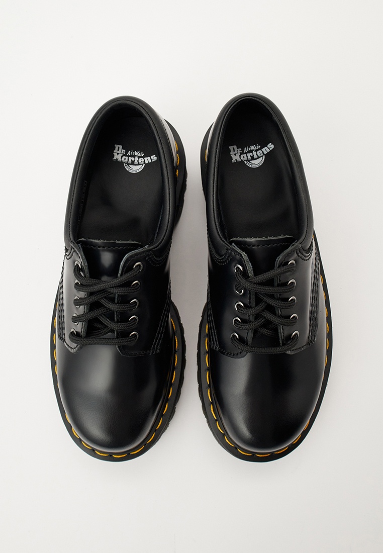 Ботинки Dr. Martens 8053 Quad Black Polished Smooth, цвет: черный