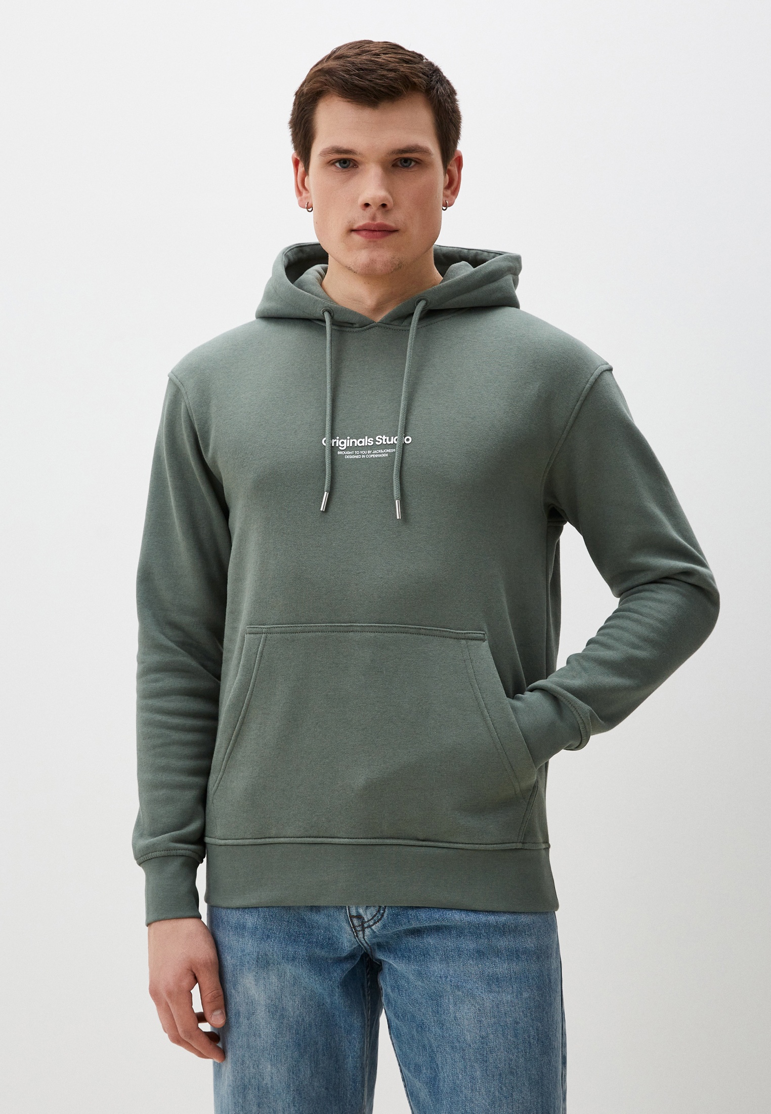 Худи Jack & Jones, цвет: зеленый, RTLADK905401 — купить в интернет ...