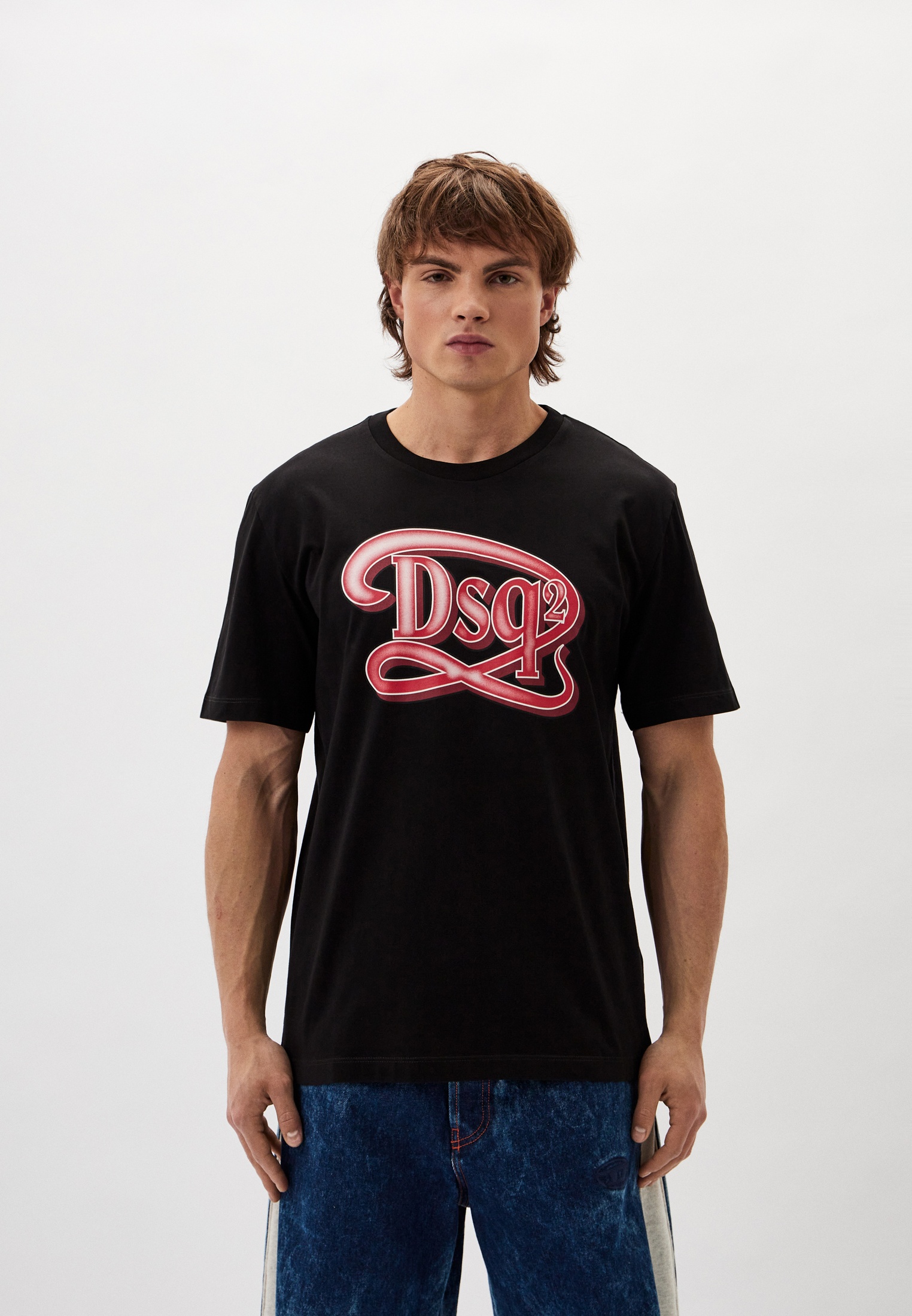 Футболка Dsquared2, цвет: черный, RTLADL175301 — купить в интернет ...