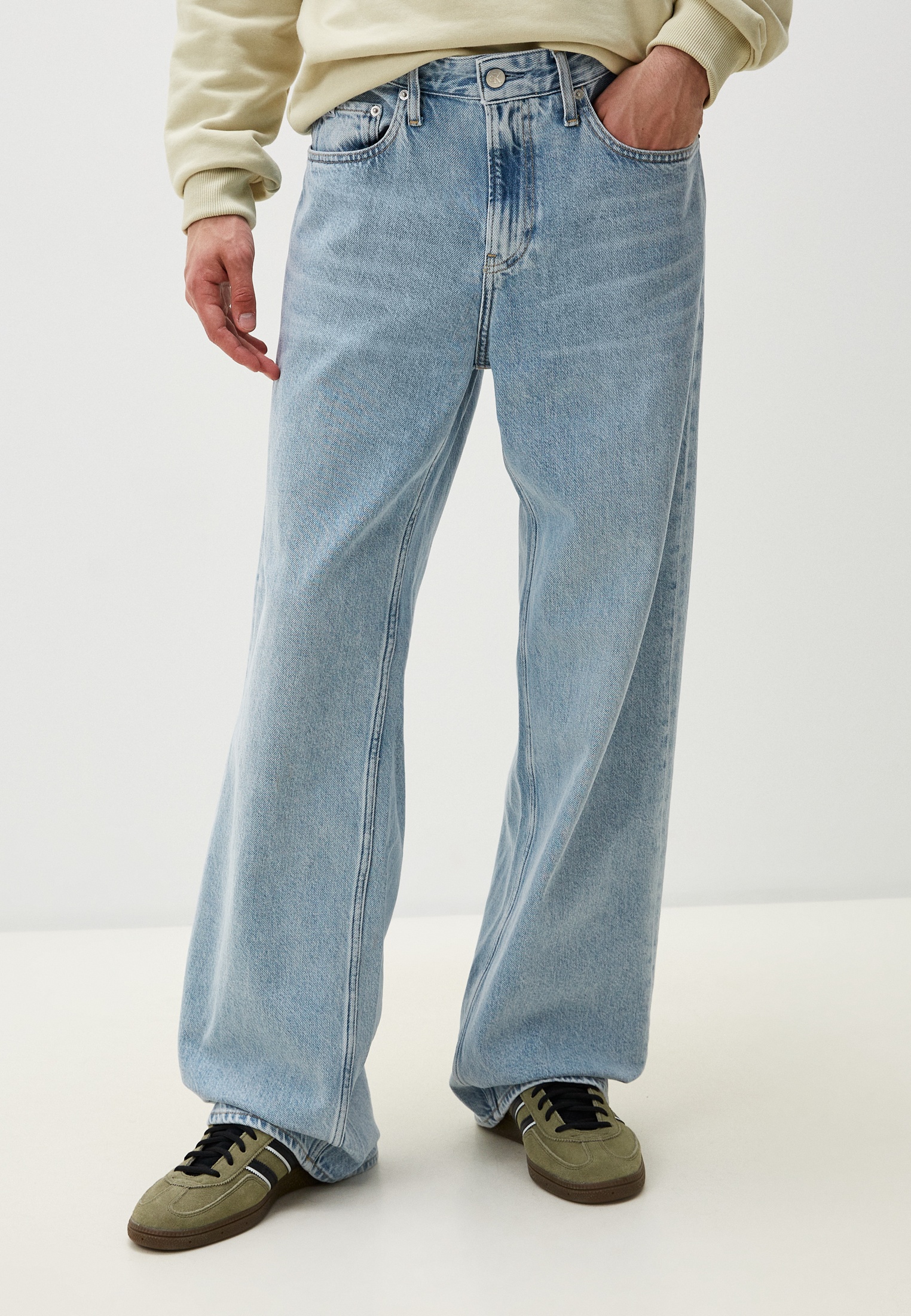 Джинсы Calvin Klein Jeans LOOSE STRAIGHT CKUNFILTERED, цвет: голубой ...