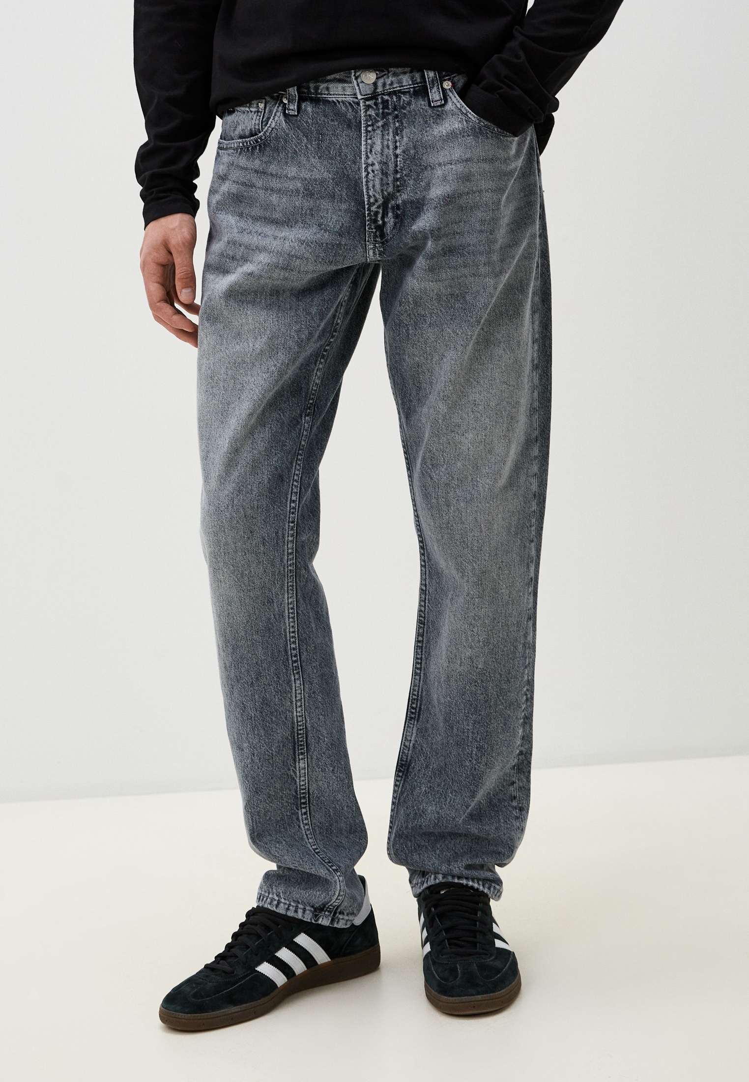 Джинсы Calvin Klein Jeans AUTHENTIC STRAIGHT, цвет: голубой ...