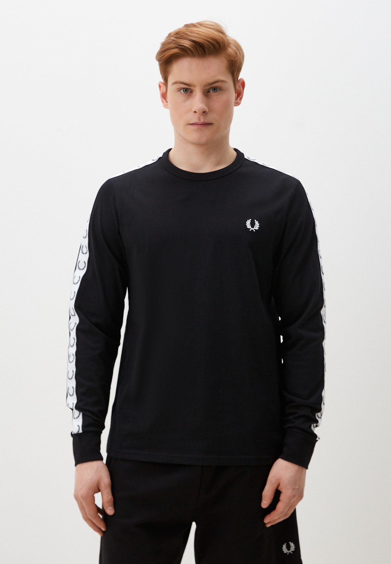 Лонгслив Fred Perry TAPED, цвет: черный, RTLADL277601 — купить в ...