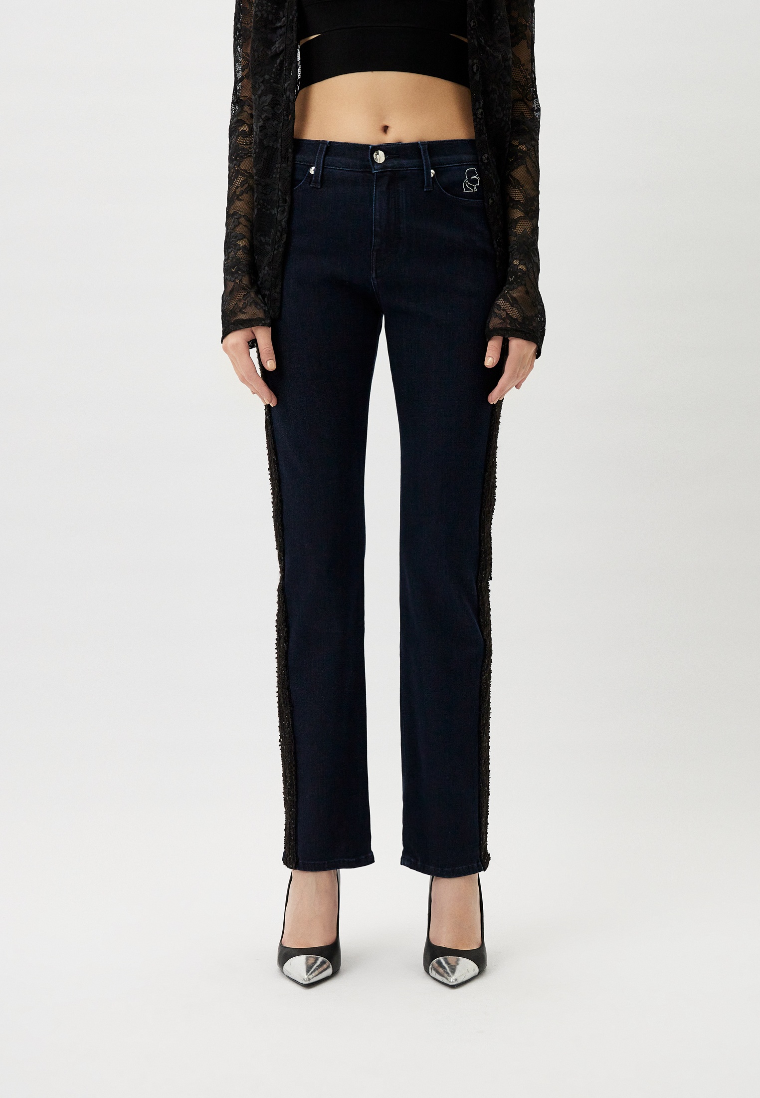 Джинсы Karl Lagerfeld Denim, цвет: синий, RTLADL388801 — купить в ...
