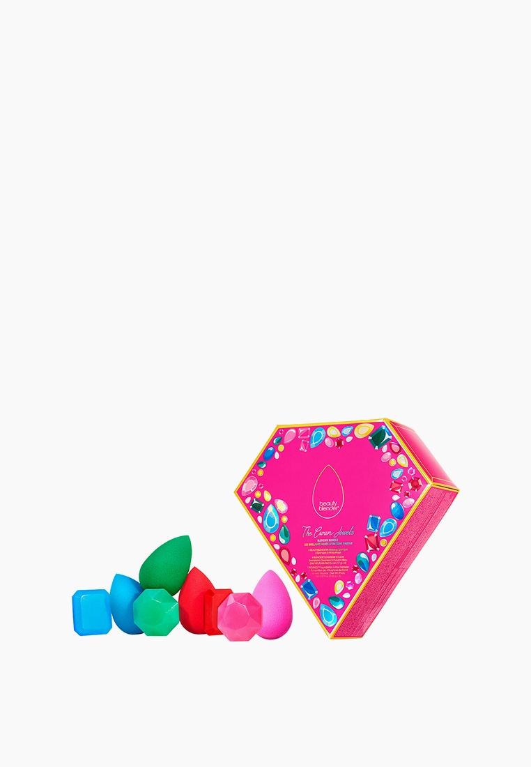 Набор спонжей для макияжа beautyblender подарочный, с очищающим мылом ...