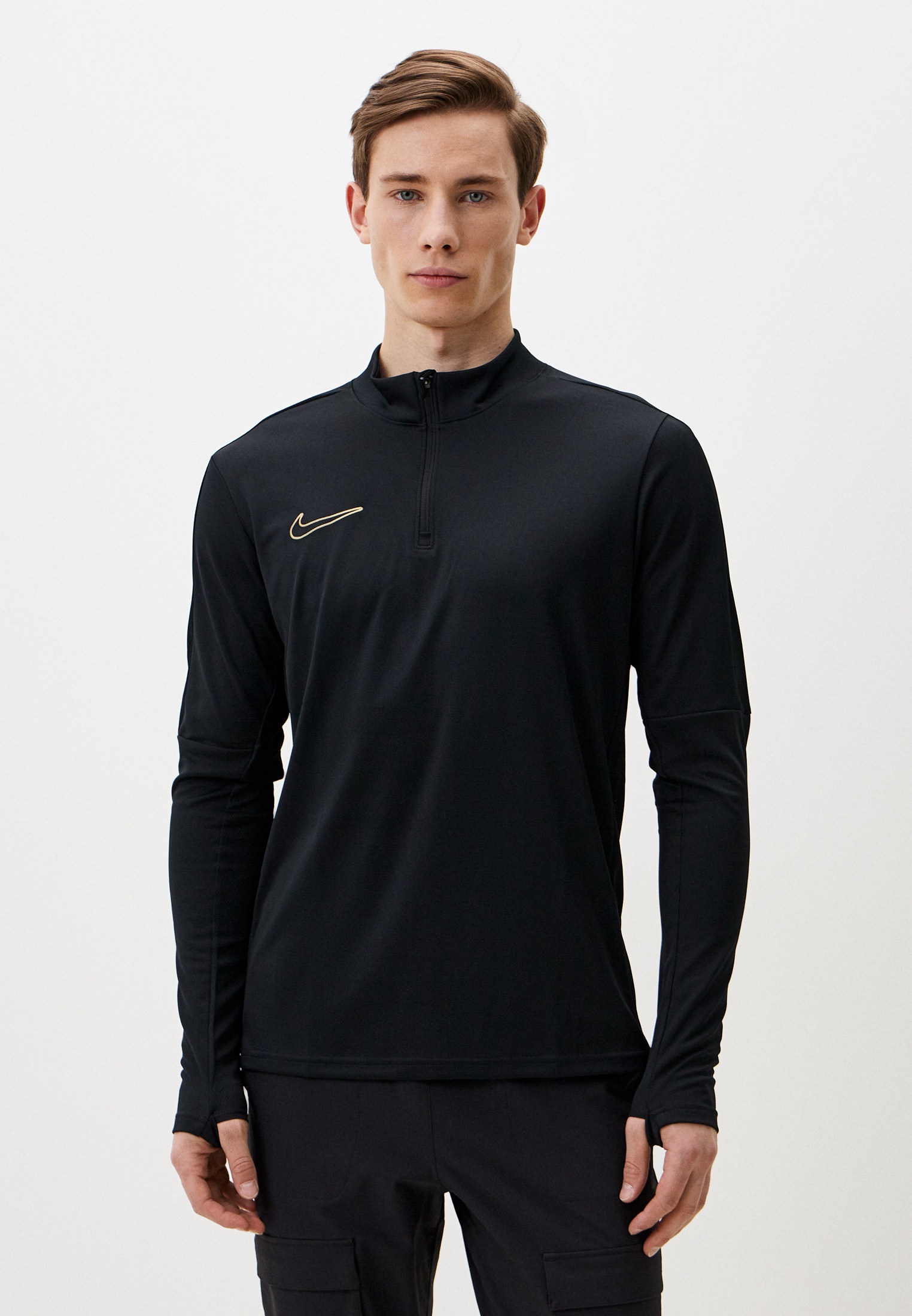 Олимпийка Nike Nike Academy Men's Dri-FIT 1/2-Zip, цвет: черный ...