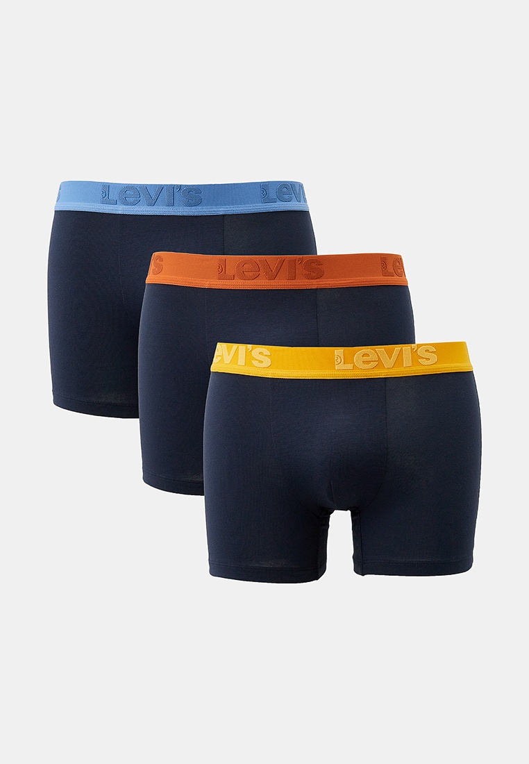 Трусы 3 шт. Levi's® BOXER BRIEF, цвет: синий, RTLADL872401 — купить в ...