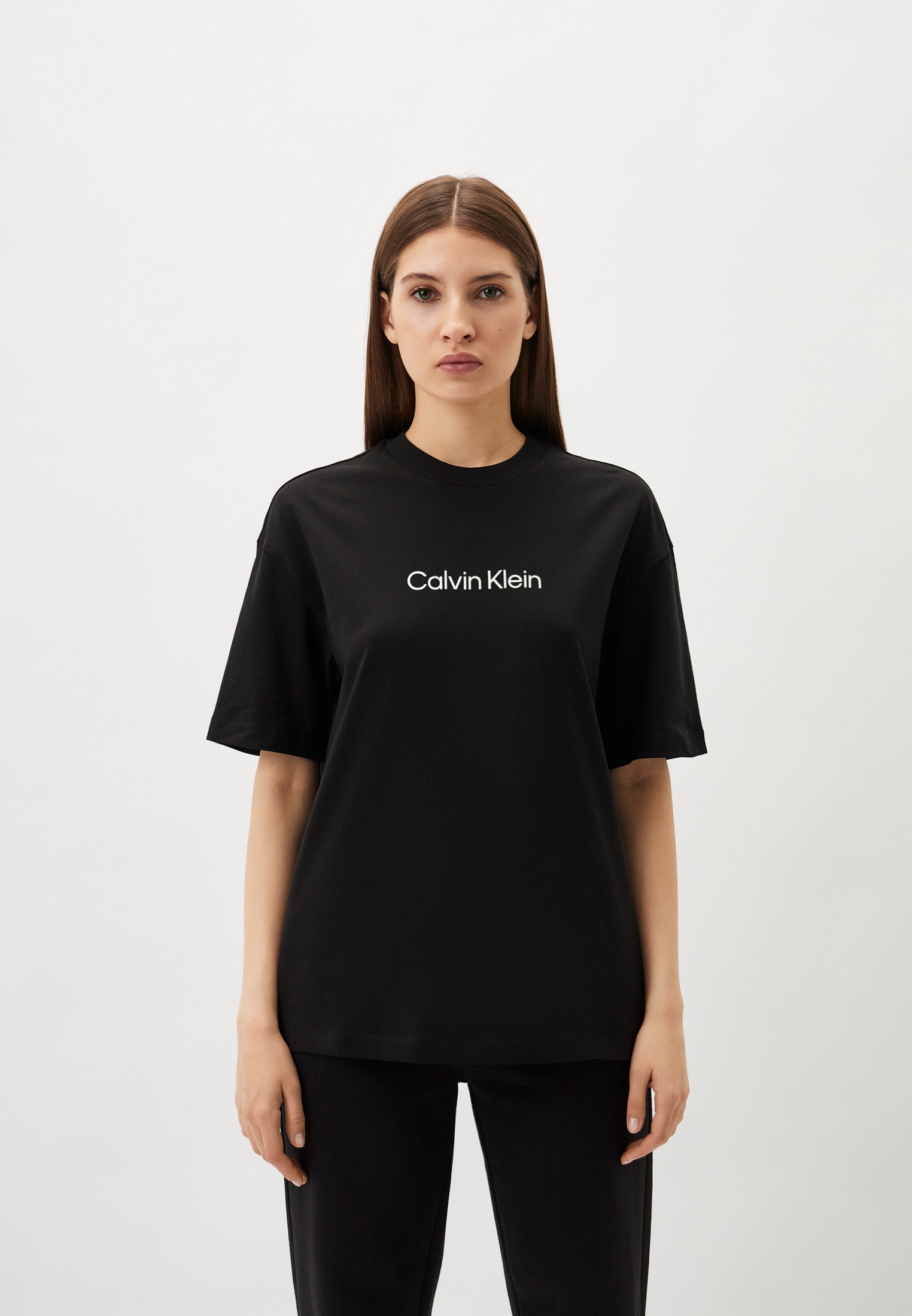 Футболка Calvin Klein, цвет: черный, RTLADL878001 — купить в интернет ...