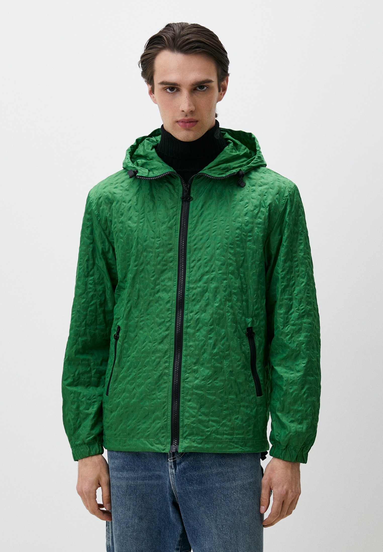 Ветровка Diesel, цвет: зеленый, RTLADM048901 — купить в интернет ...