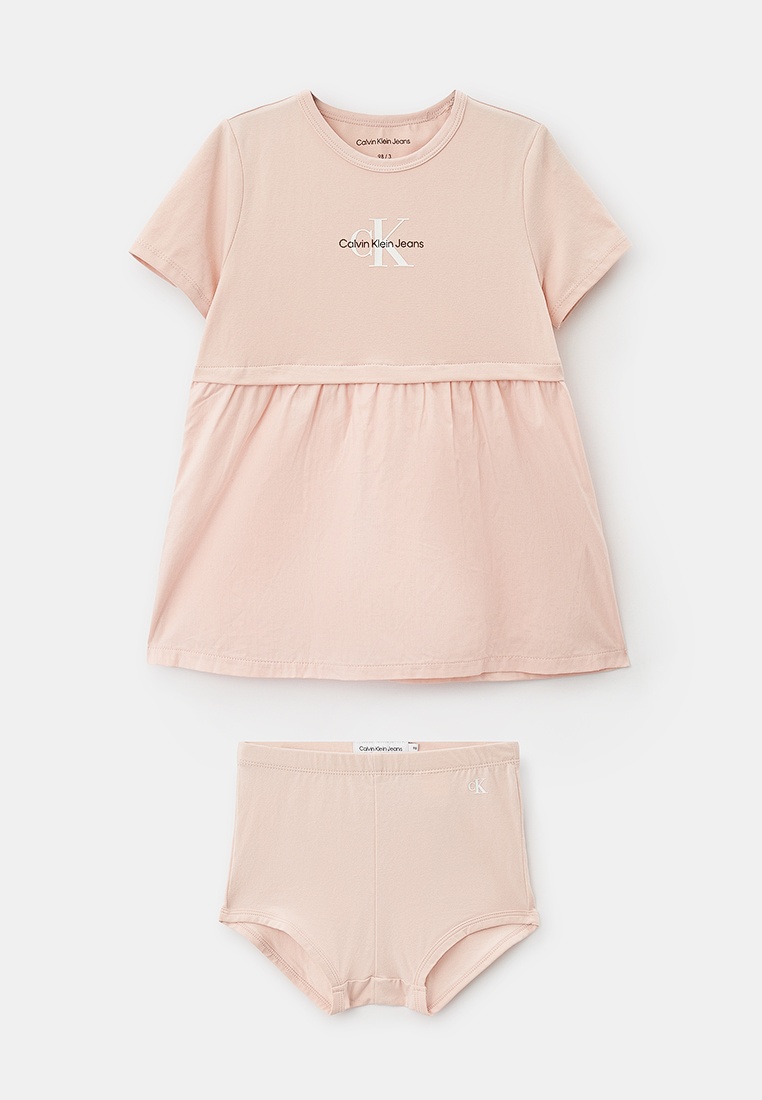 Платье и трусы Calvin Klein Jeans, цвет: коралловый, RTLADM071602 ...