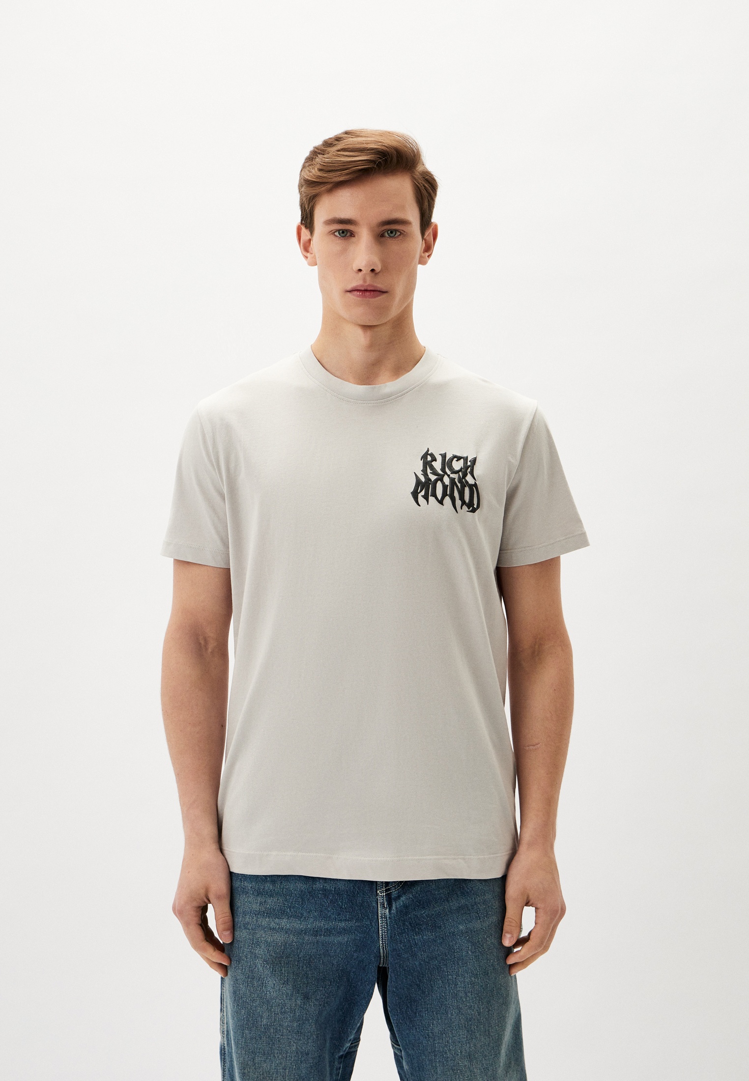 Футболка John Richmond, цвет: серый, RTLADM077601 — купить в интернет ...