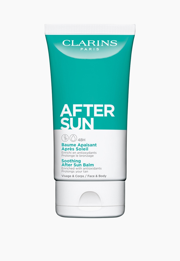 Бальзам после загара Clarins успокаивающий, для лица и тела, цвет ...