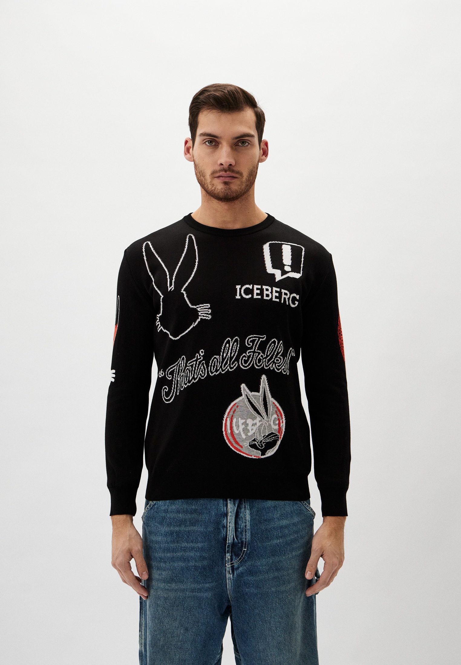 Джемпер Iceberg, цвет: черный, RTLADM322501 — купить в интернет ...