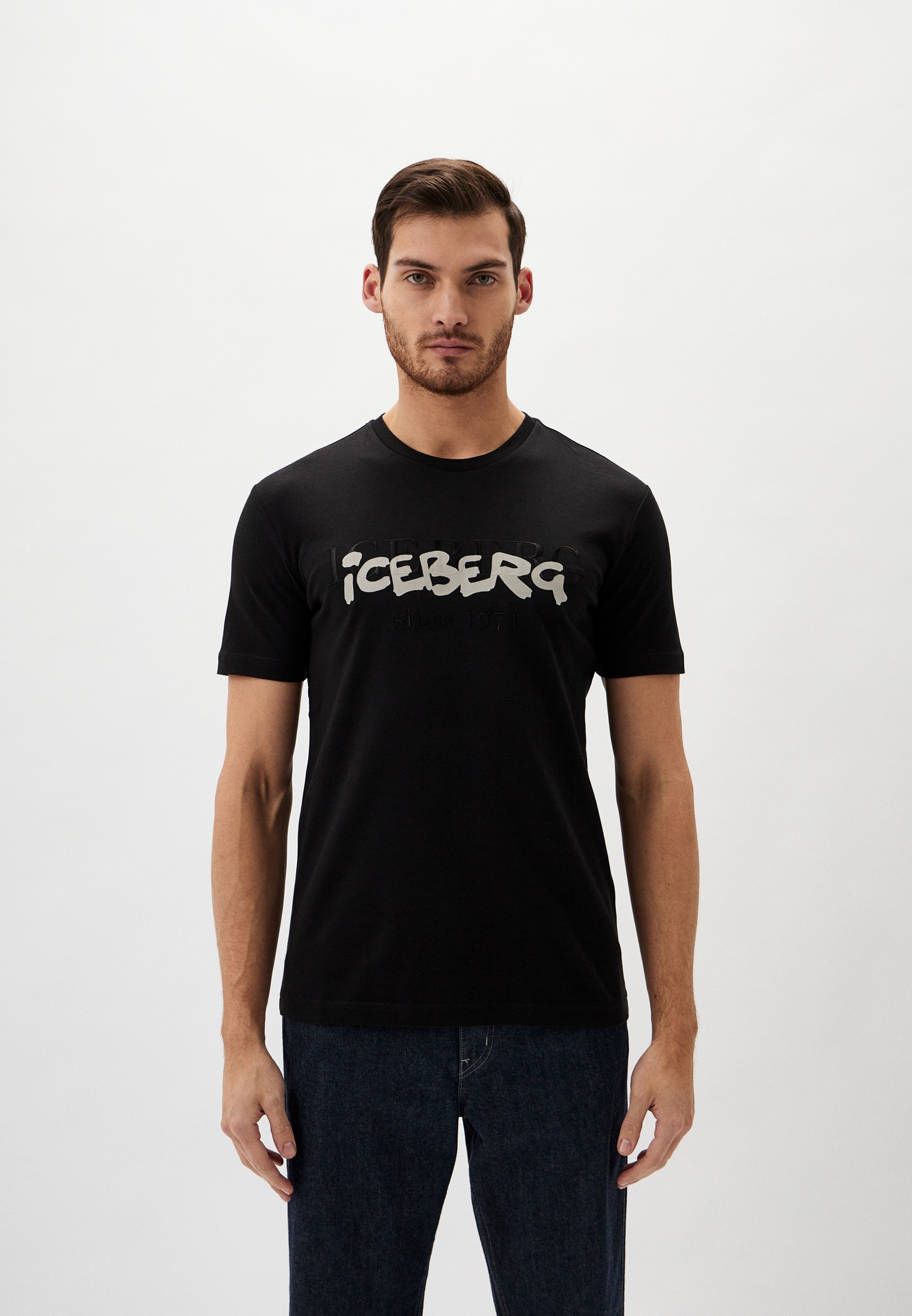 Футболка Iceberg, цвет: черный, RTLADM328401 — купить в интернет ...