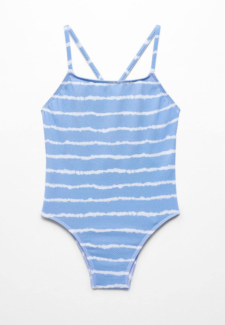 Купальник Mango Kids CEL, цвет: голубой, RTLADM382201 — купить в ...
