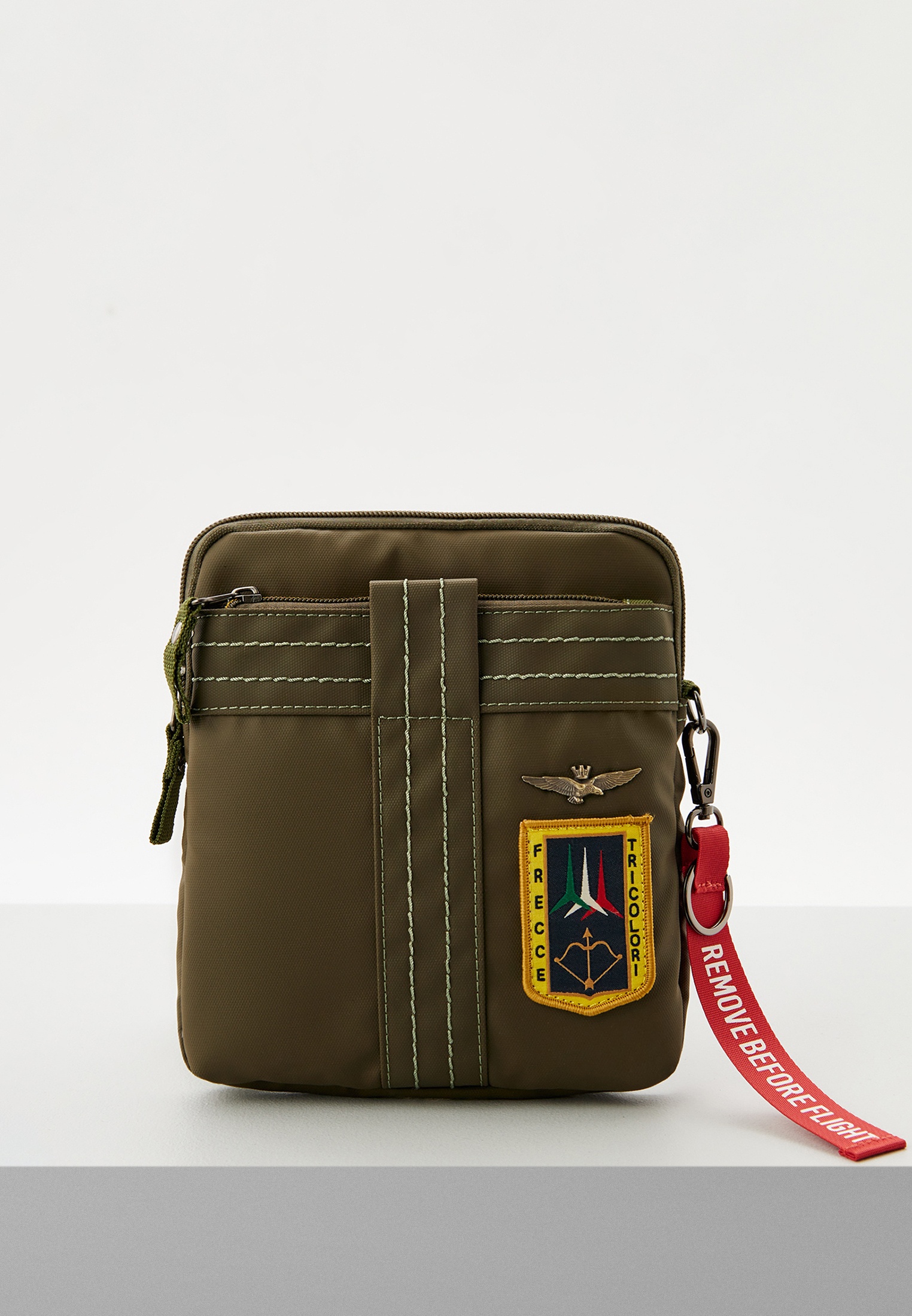 Сумка и брелок Aeronautica Militare, цвет: хаки, RTLADM499901 — купить ...