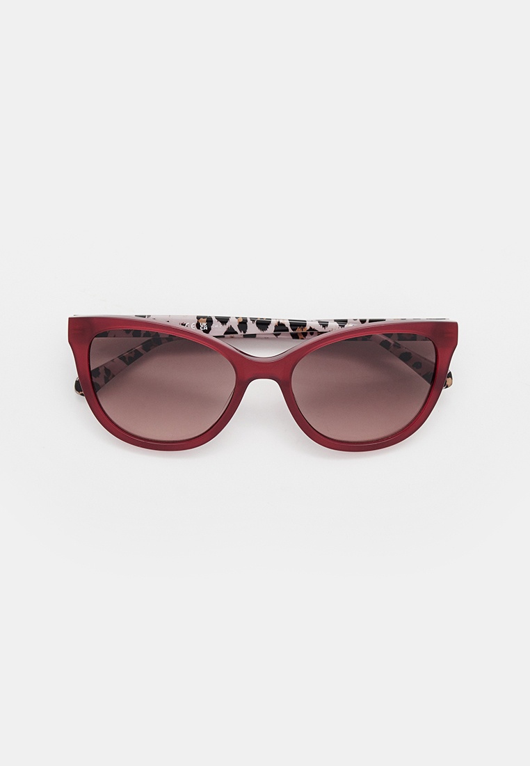 Очки солнцезащитные Love Moschino MOL072/S WGX, цвет: бордовый ...
