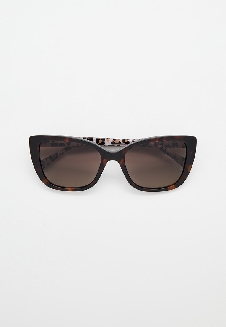 Очки солнцезащитные Love Moschino MOL073/S H7P, цвет: коричневый ...