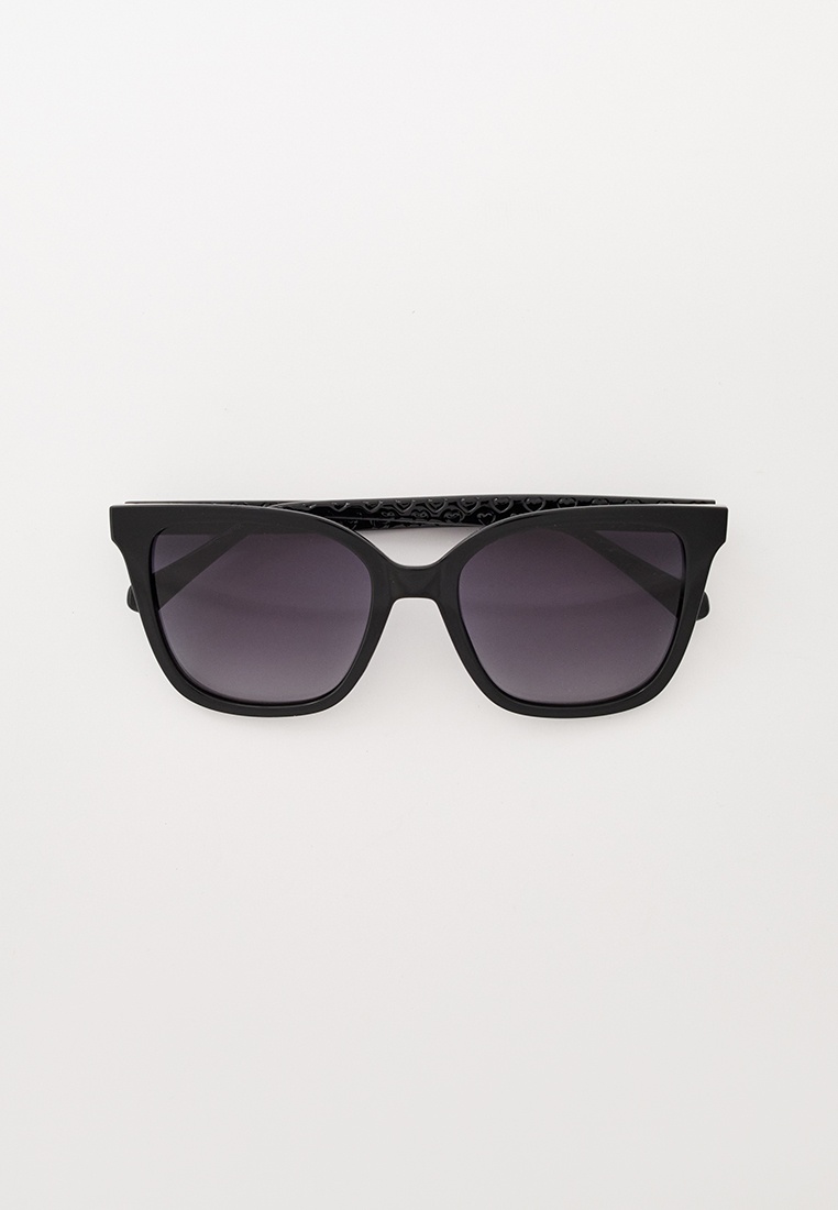 Очки солнцезащитные Love Moschino MOL077/S 807, цвет: черный ...