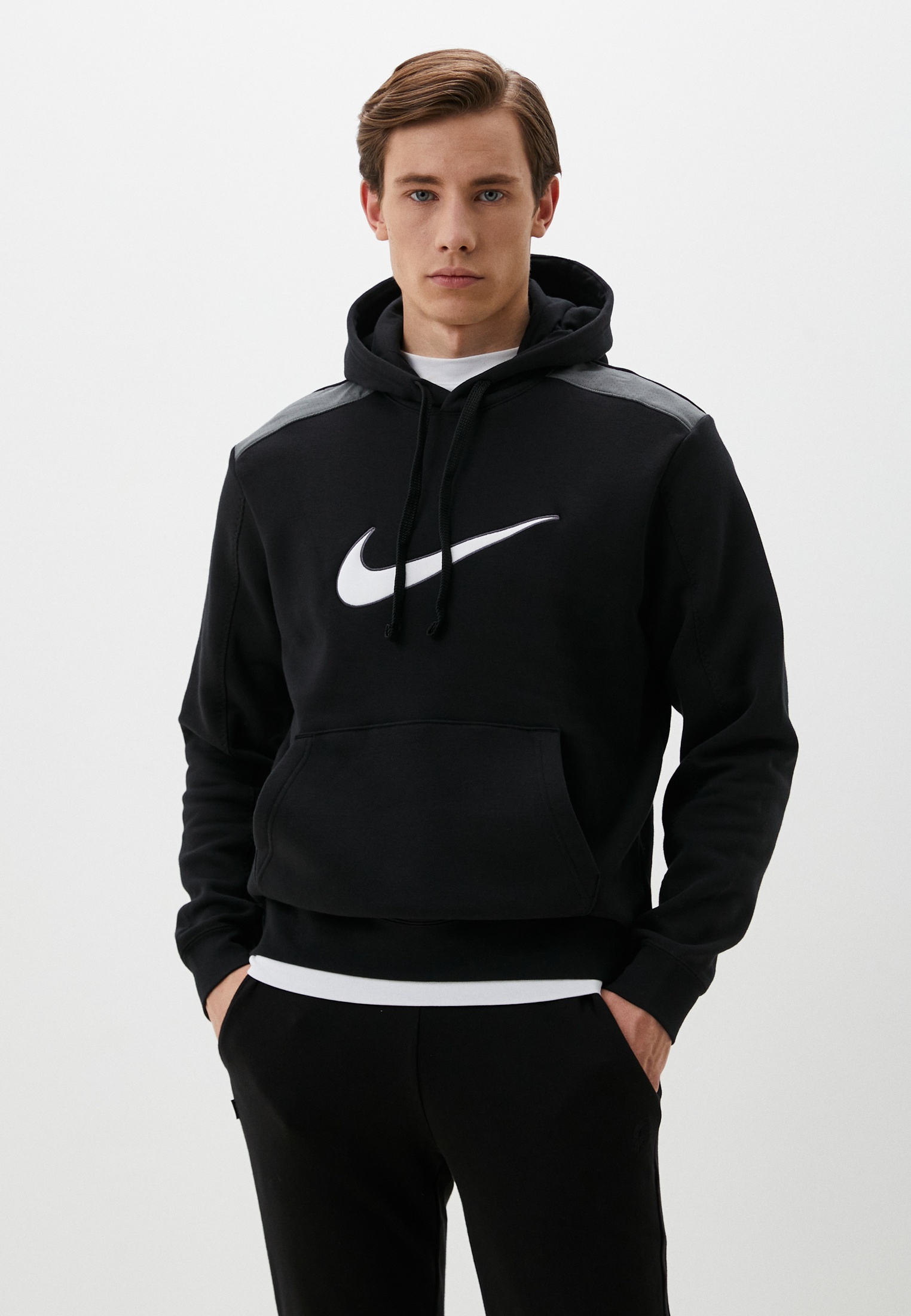 Худи Nike M NSW SP FLC HOODIE BB, цвет: черный, RTLADM877601 — купить в ...