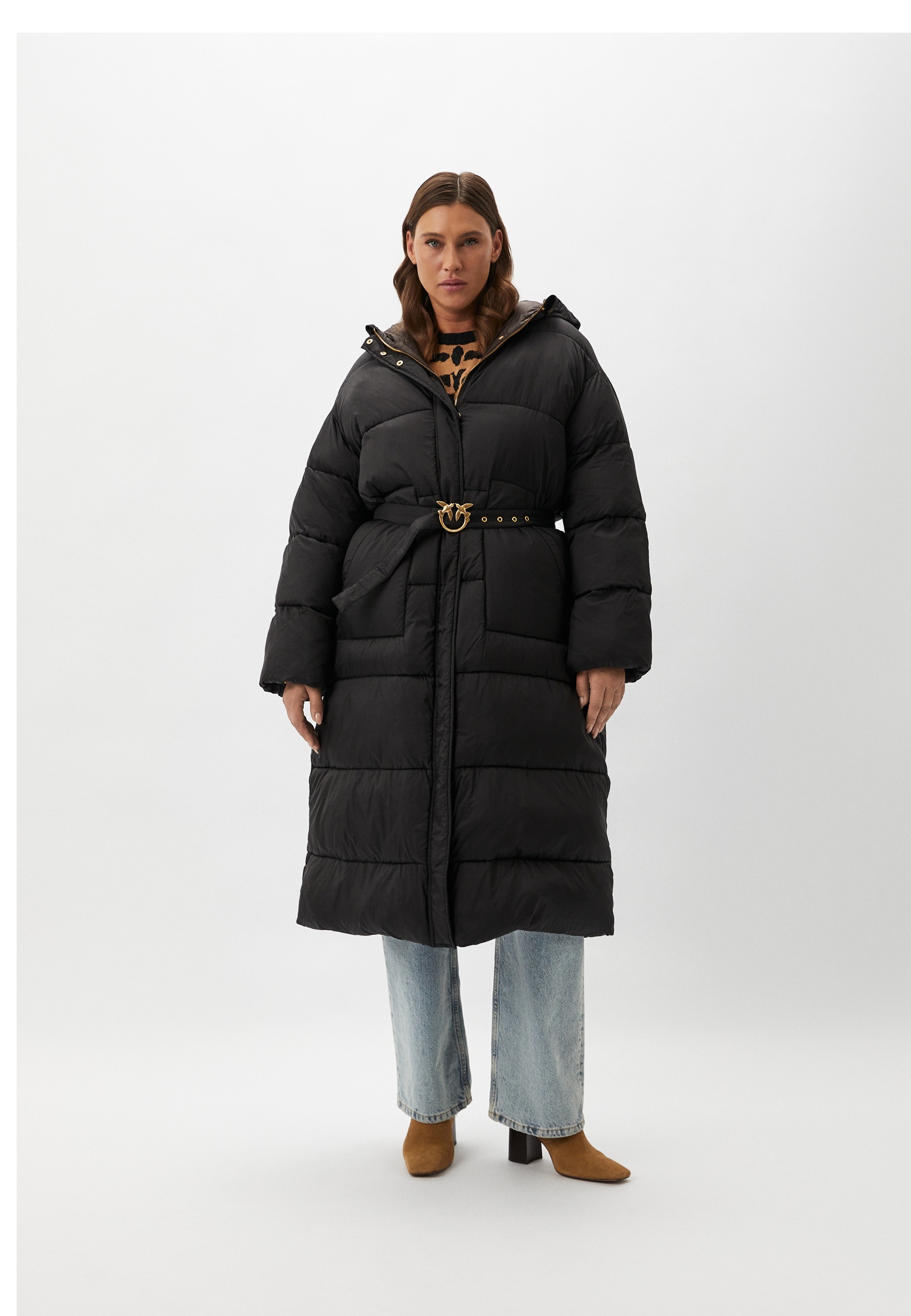 Пуховик Pinko, цвет: черный, RTLADM948401 — купить в интернет-магазине ...