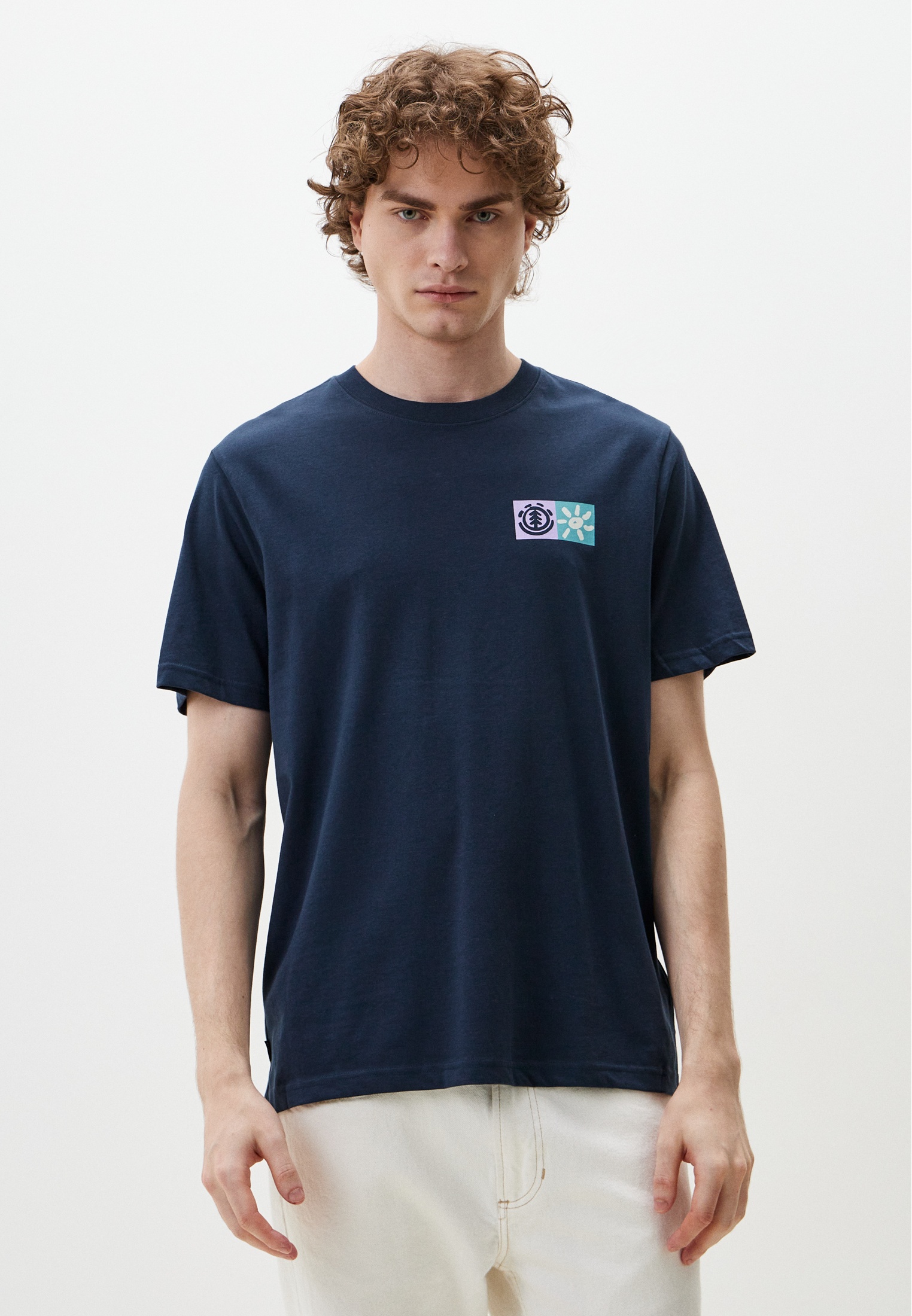 Футболка Element MIDDAY TEES ECN, цвет: синий, RTLADM962401 — купить в ...