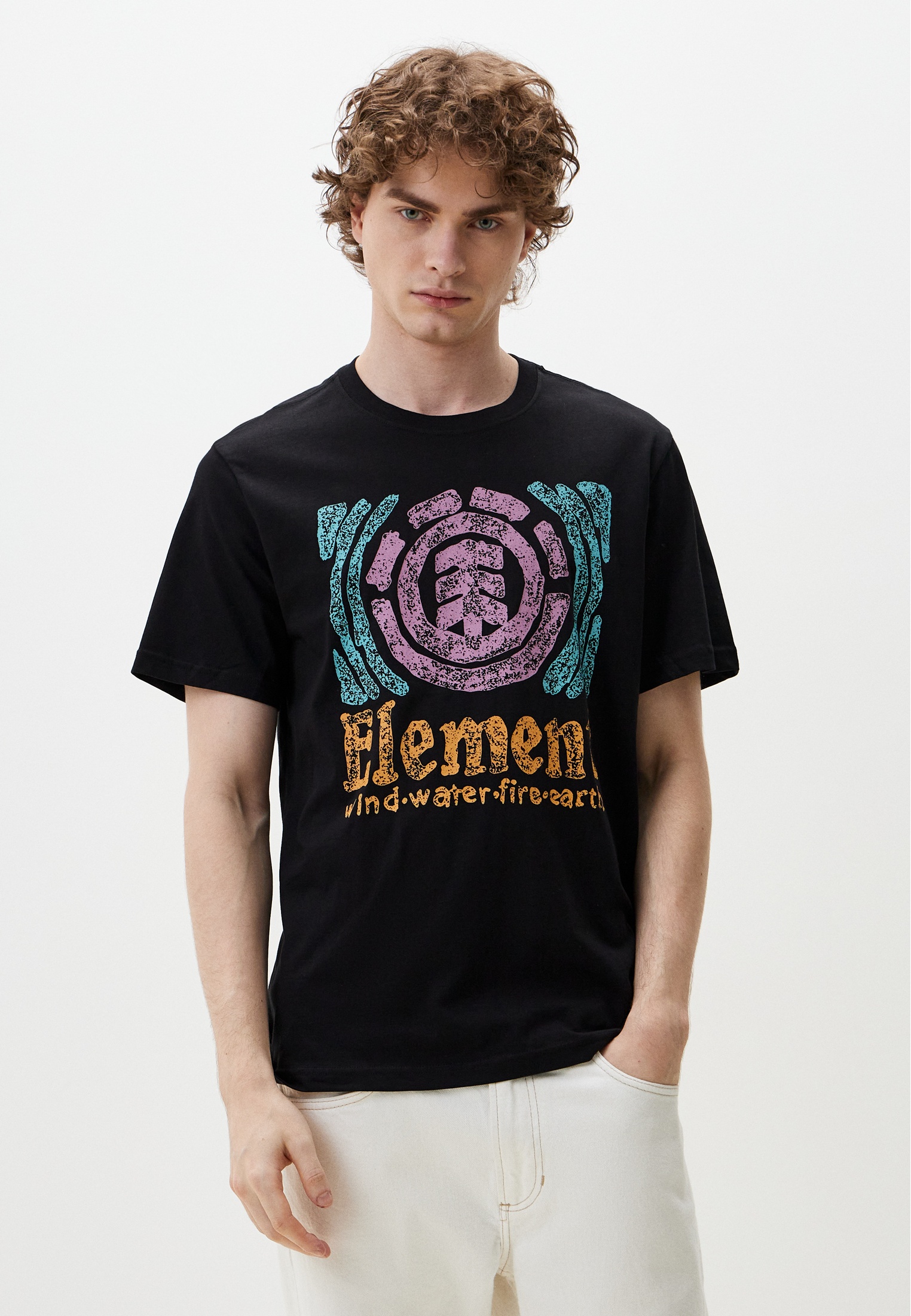 Футболка Element VOLLEY TEES FBK, цвет: черный, RTLADM962601 — купить в ...