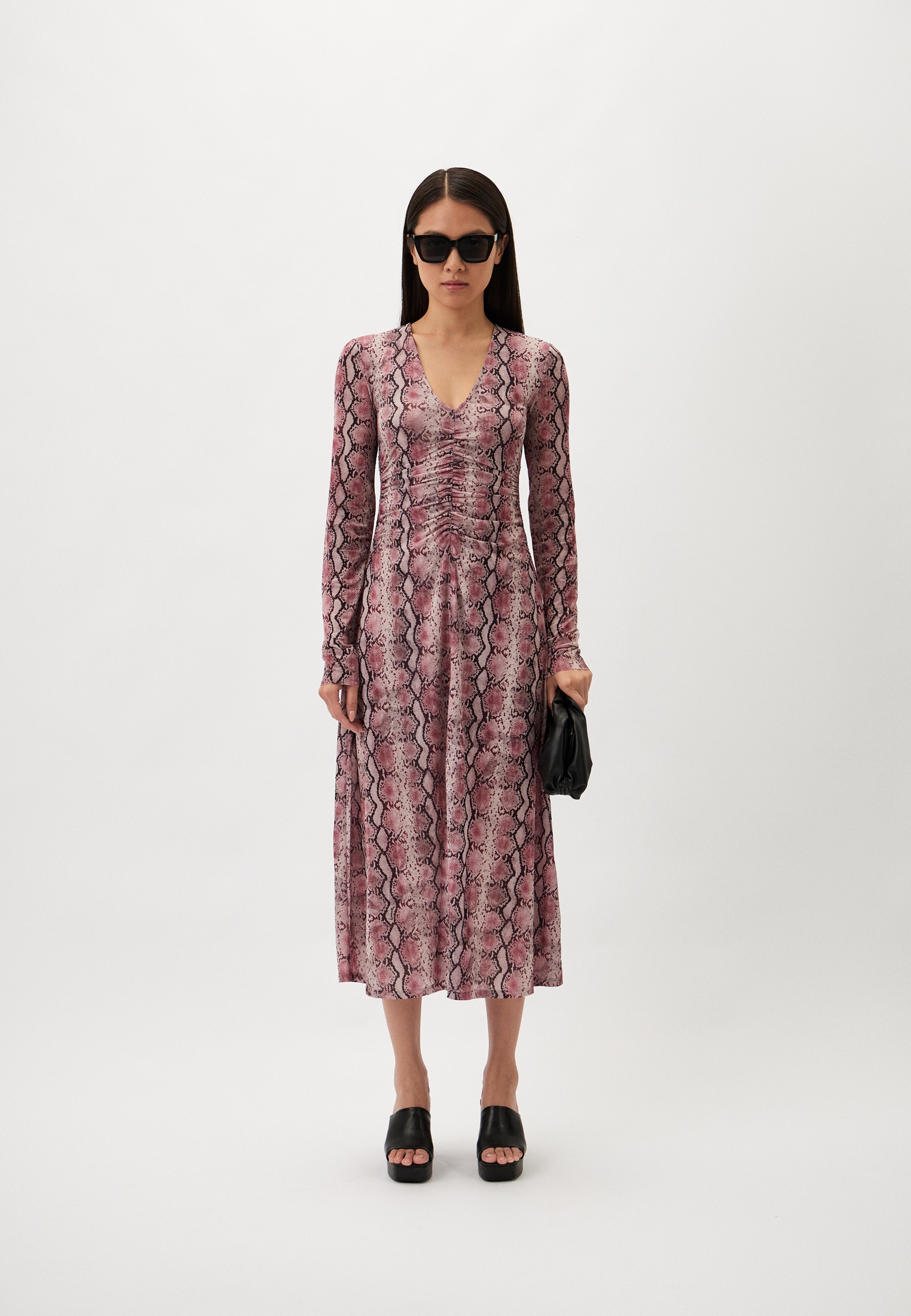 Платье Patrizia Pepe, цвет: розовый, RTLADN031501 — купить в интернет ...