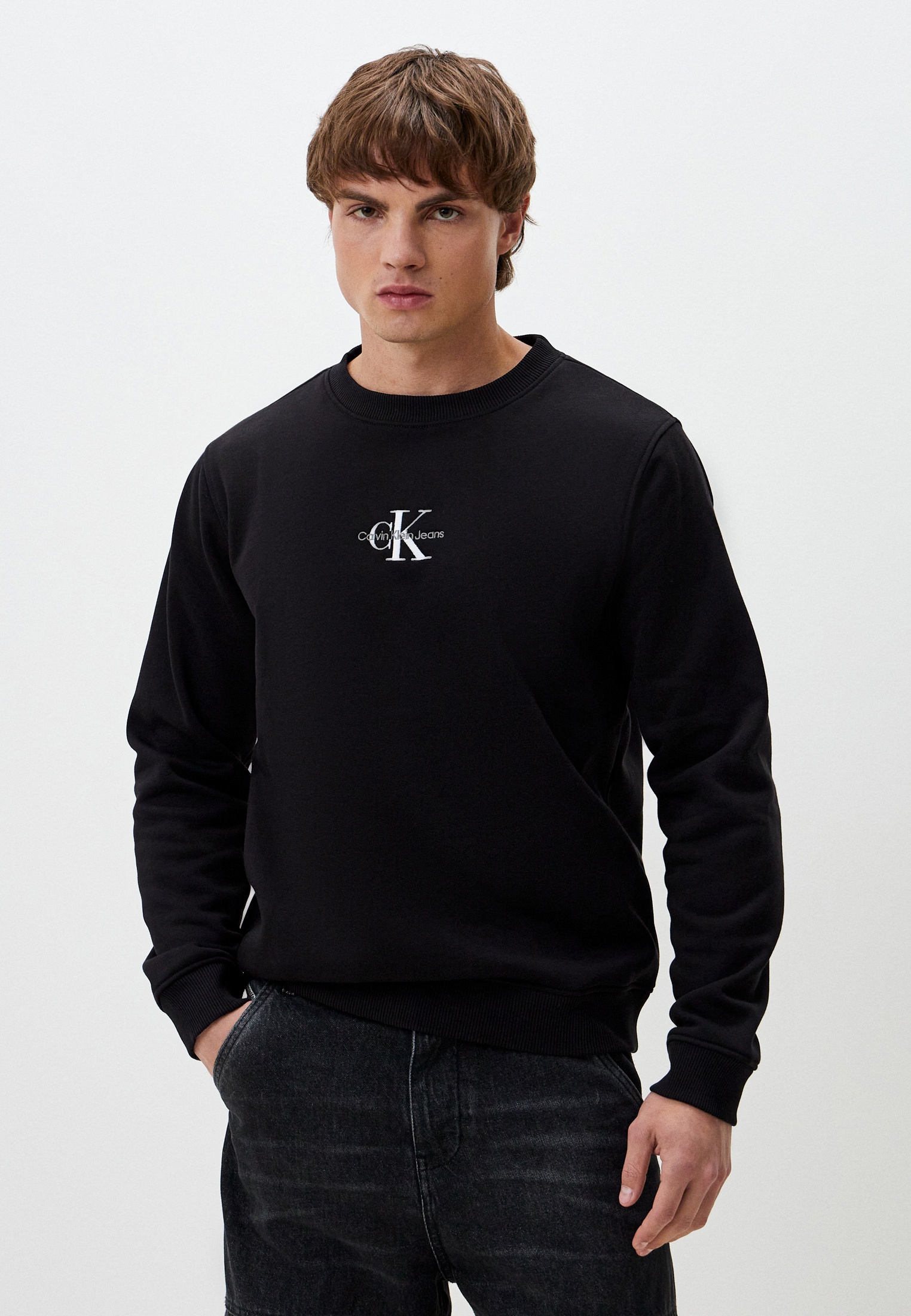 Свитшот Calvin Klein Jeans MONOLOGO, цвет: черный, RTLADN068202 ...